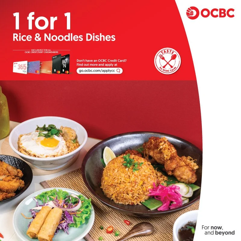 1-for-1 Thai Rice &amp; Noodles with OCBC