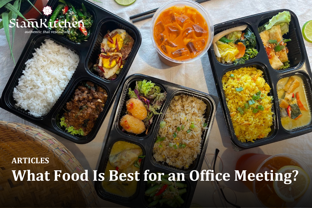 What Food Is Best for an Office Meeting?