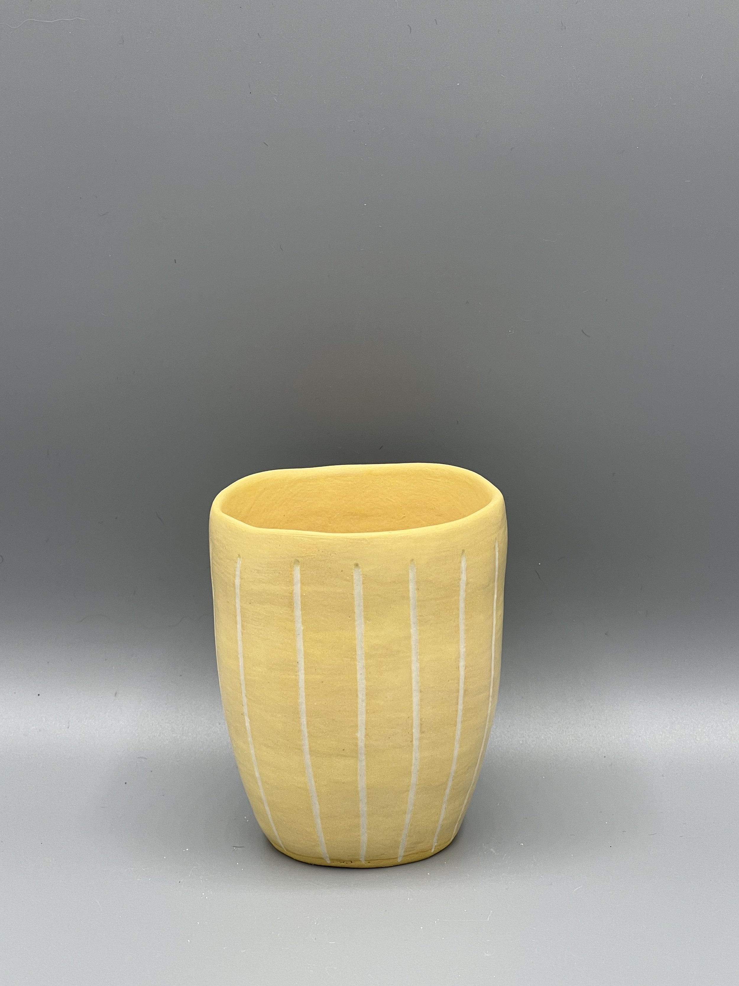 10_Pale ochre matt glazed_ Drinking vessle_ Vertical_8x4.5_30.jpeg