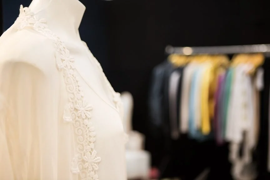 Clothing collections photographed for social media