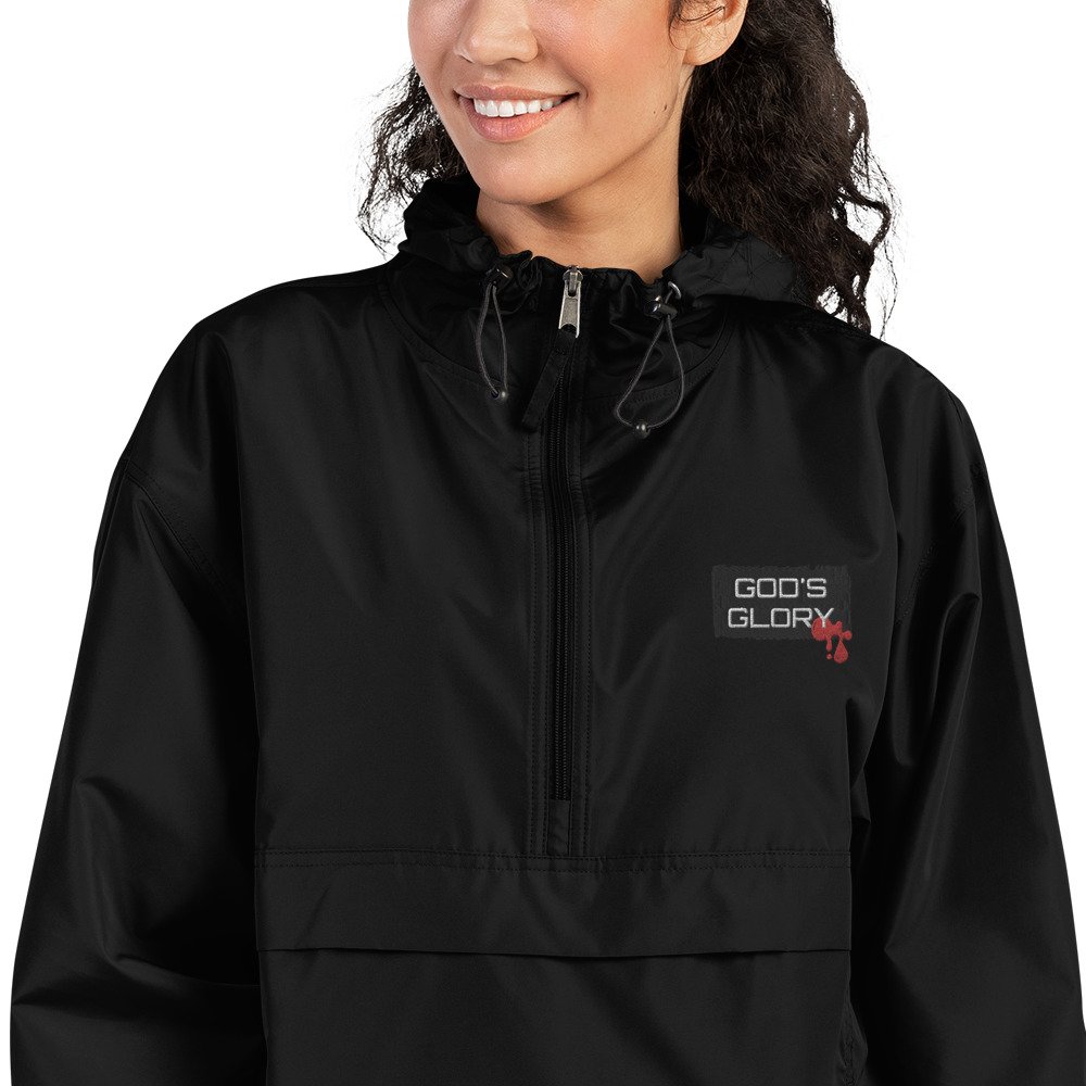 God's Glory Embroidered Packable Jacket — FIT FOUR PURPOSE