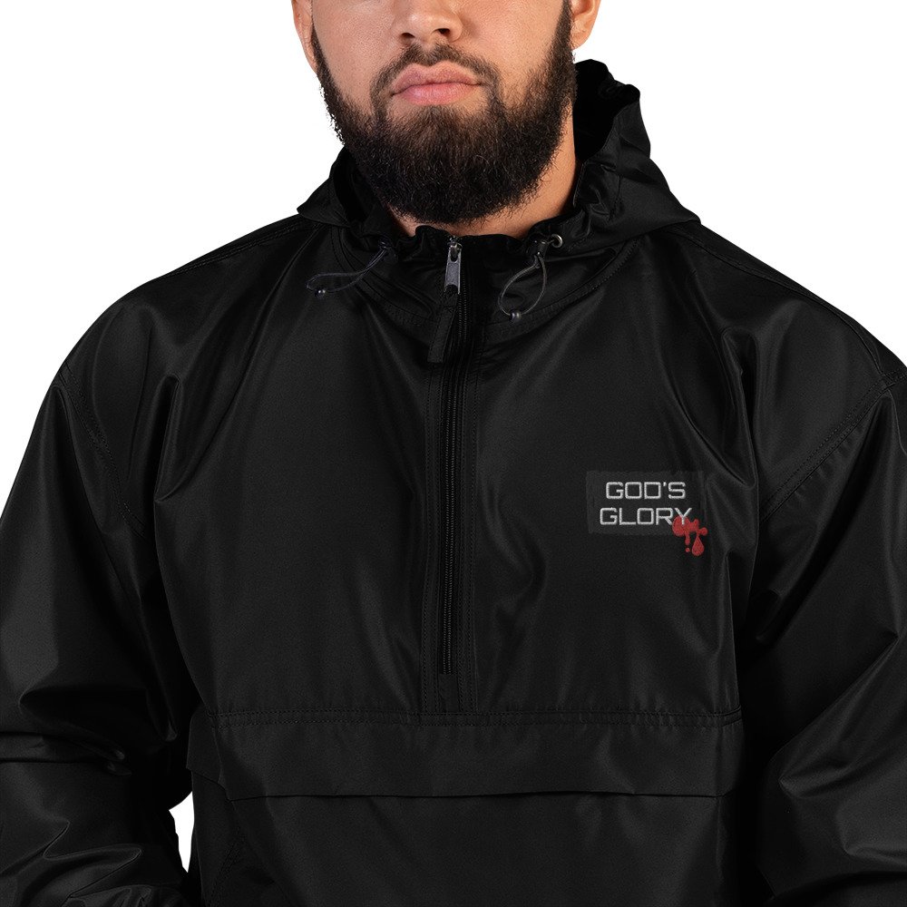 God's Glory Embroidered Packable Jacket — FIT FOUR PURPOSE