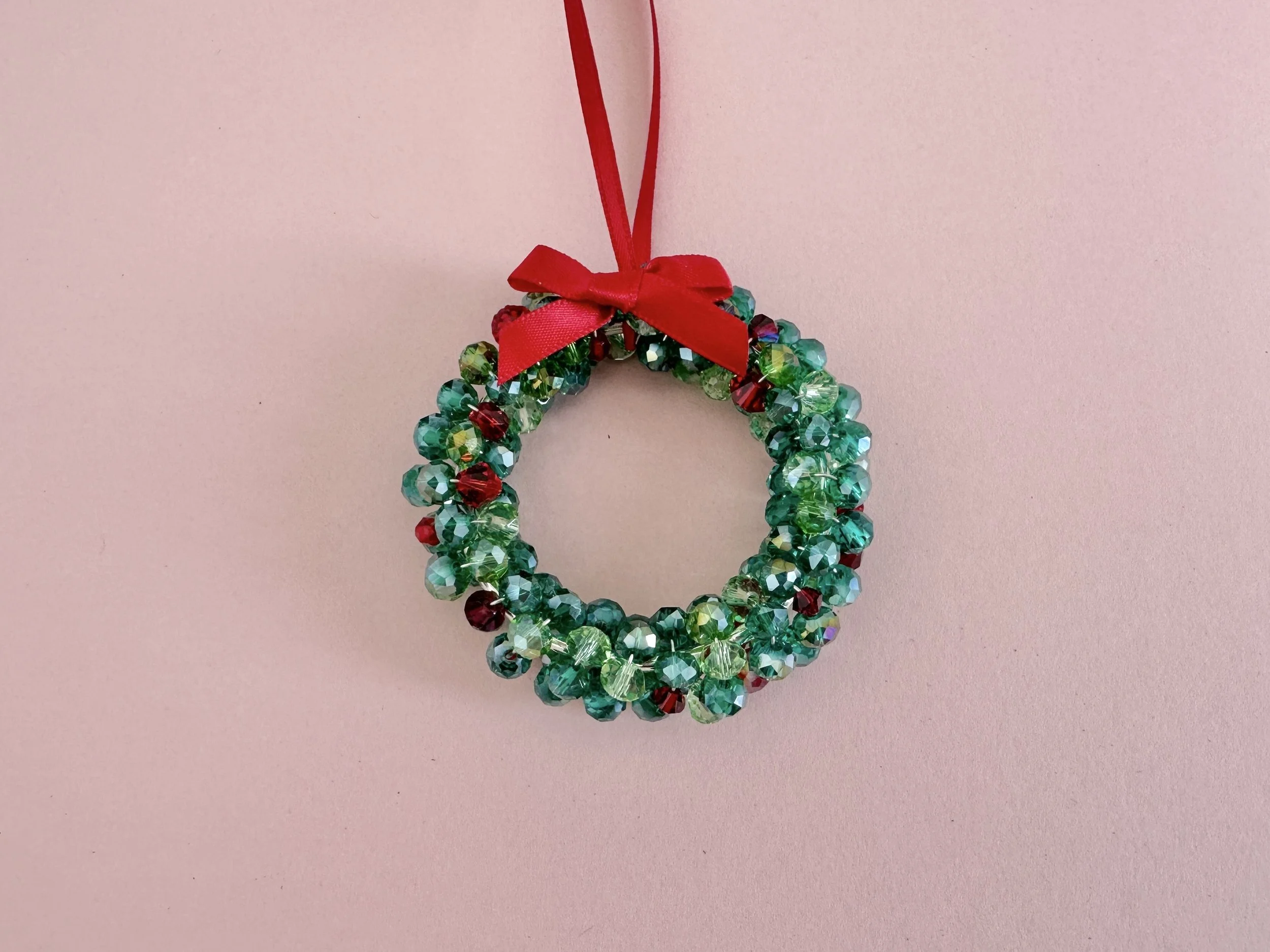 Christmas Wreath Window Charm