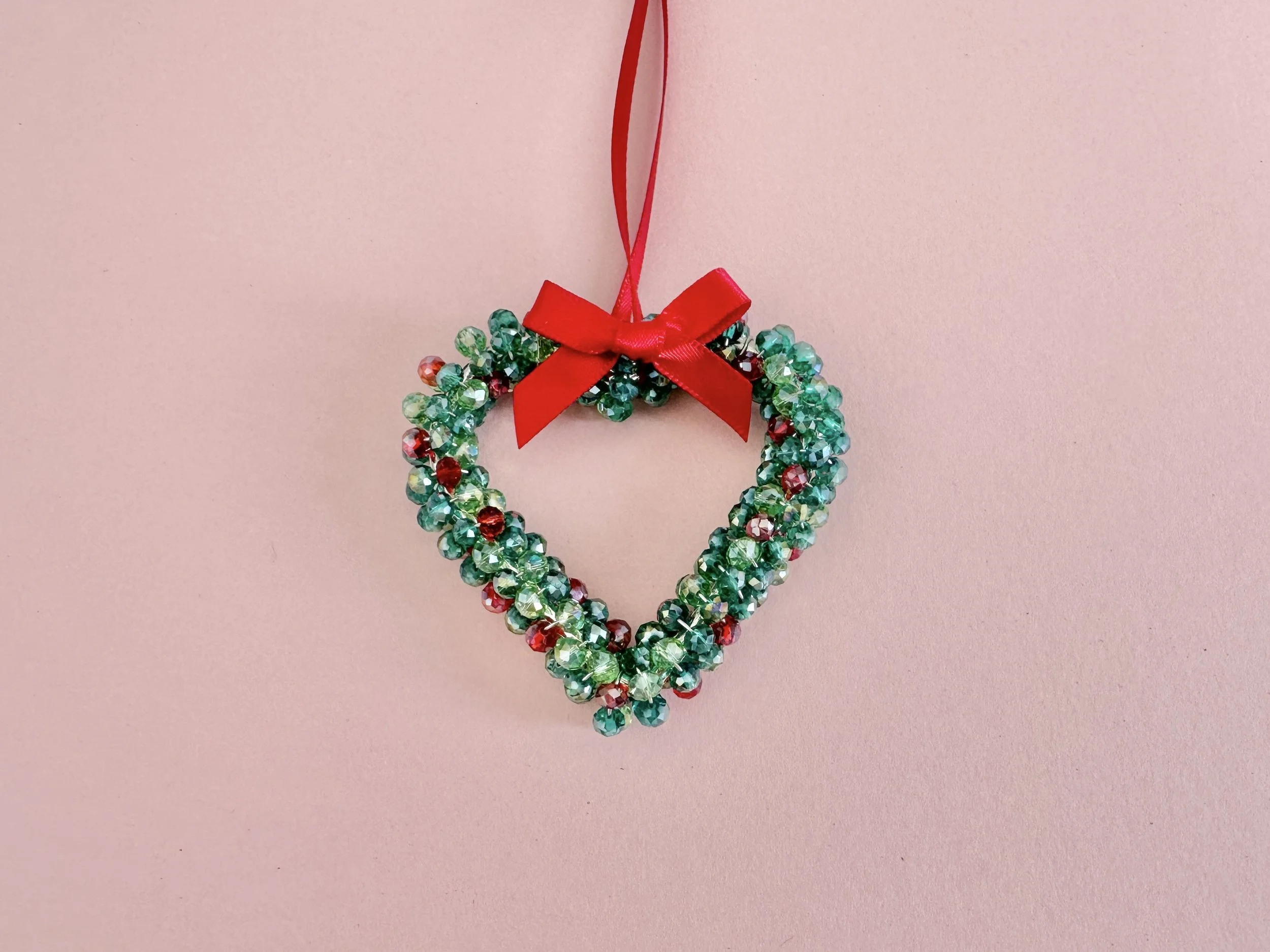 Christmas Heart Wreath Decoration
