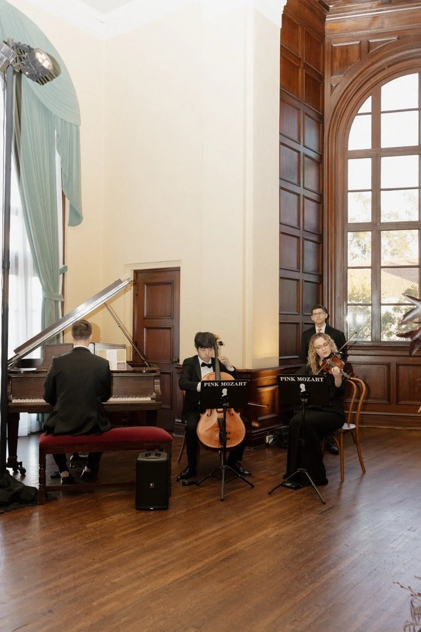 Pink Mozart musicians performing at The Ebell of Los Angeles