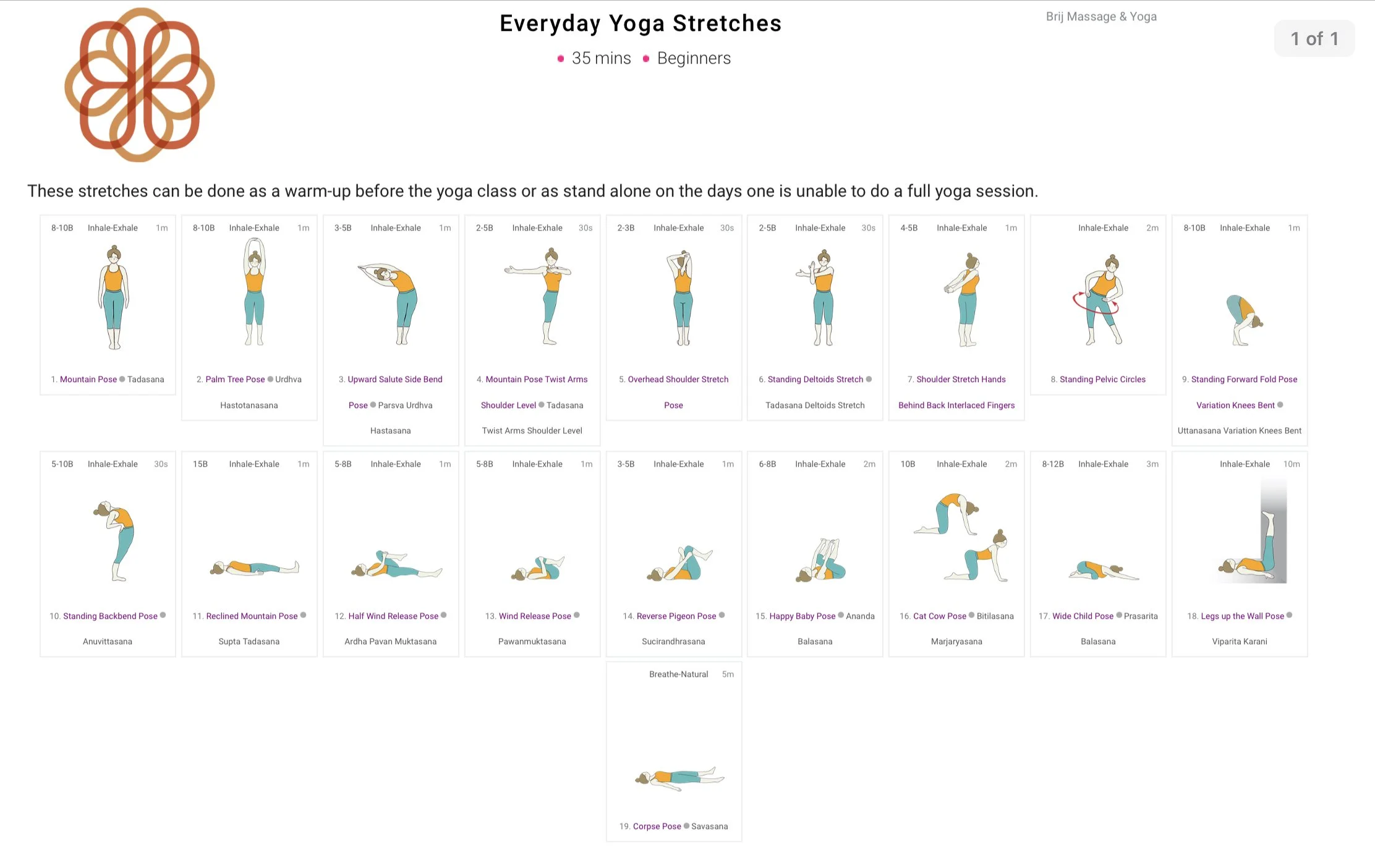 Everyday Yoga Stretches