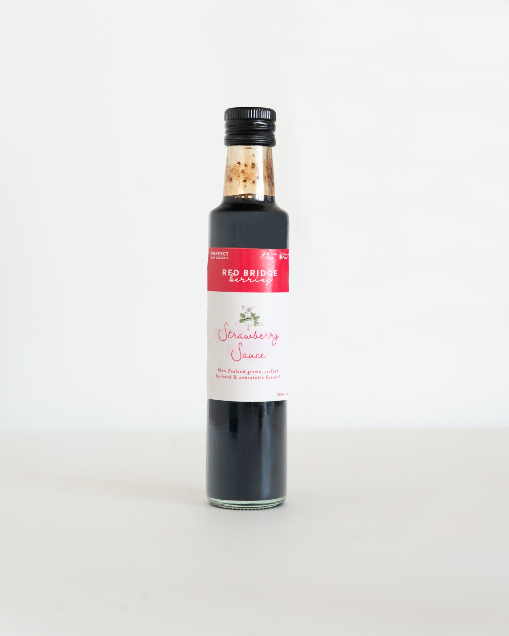 New Zealand strawberry sauce.