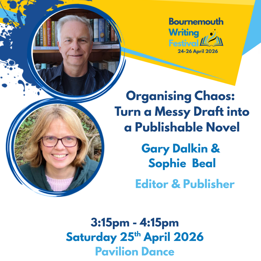 Back at the Bournemouth Writing Festival with Organising Chaos: Turn a Messy Draft Into A Publishable Novel