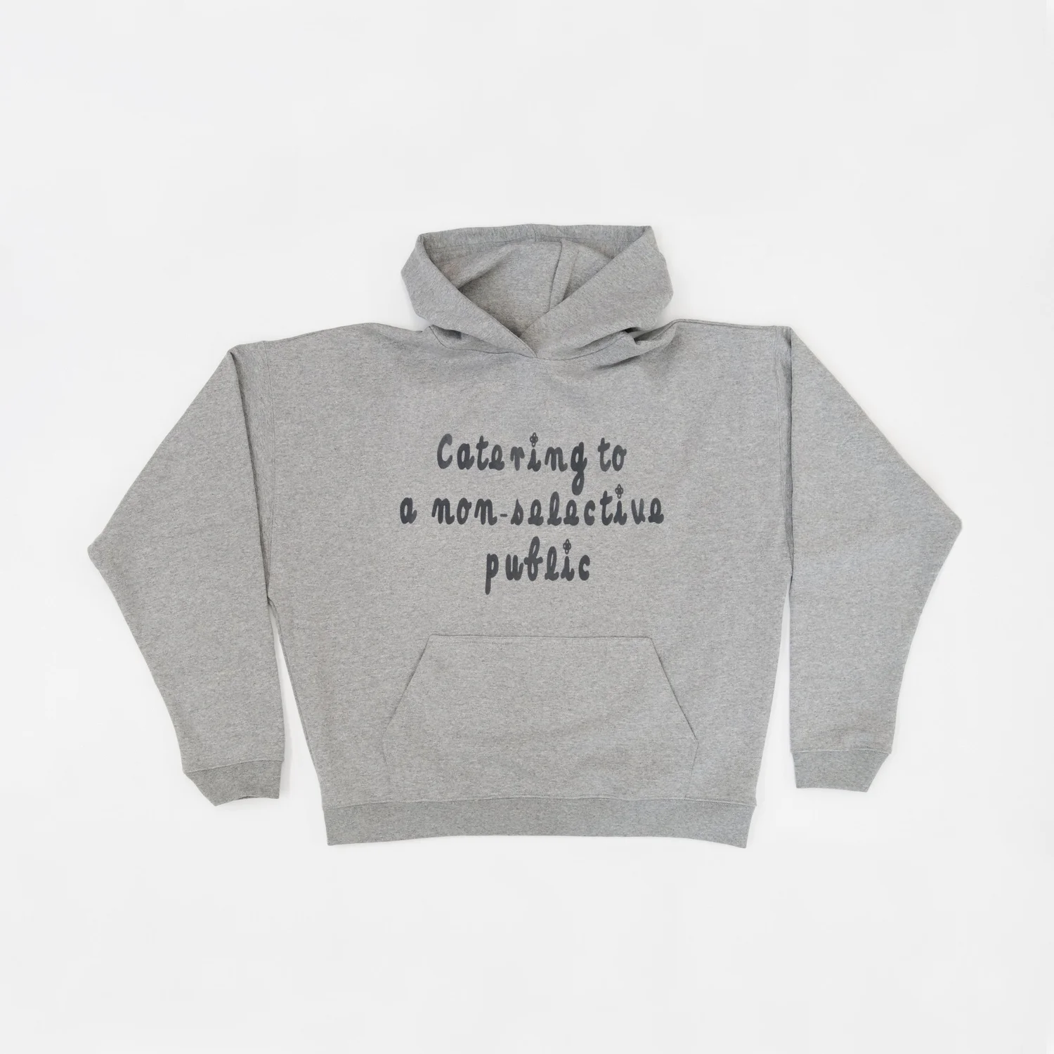 Ash-grey box hoodie - Artistrybeing