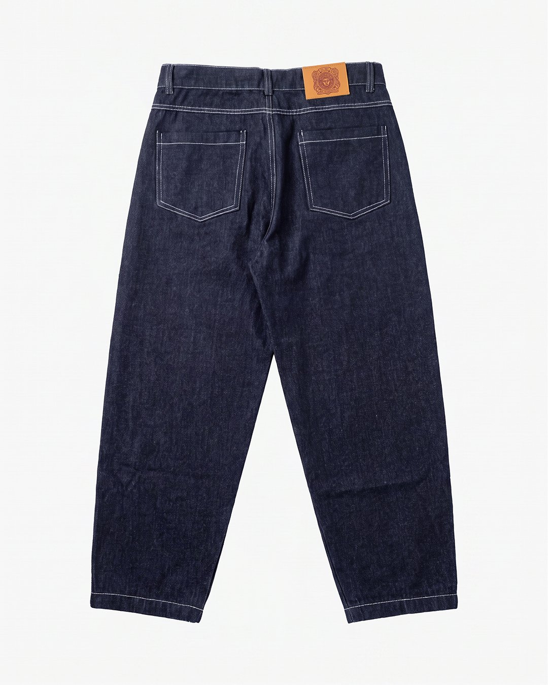 Pleated Denim Trousers by Artistrybeing