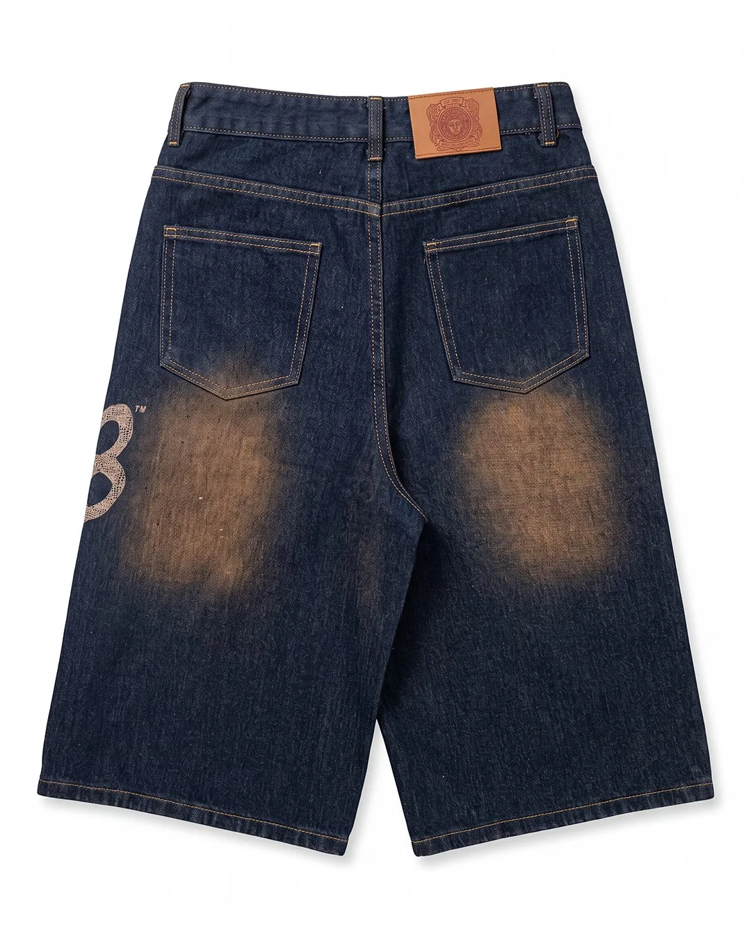 Mudwashed Denim Shorts by Artistrybeing