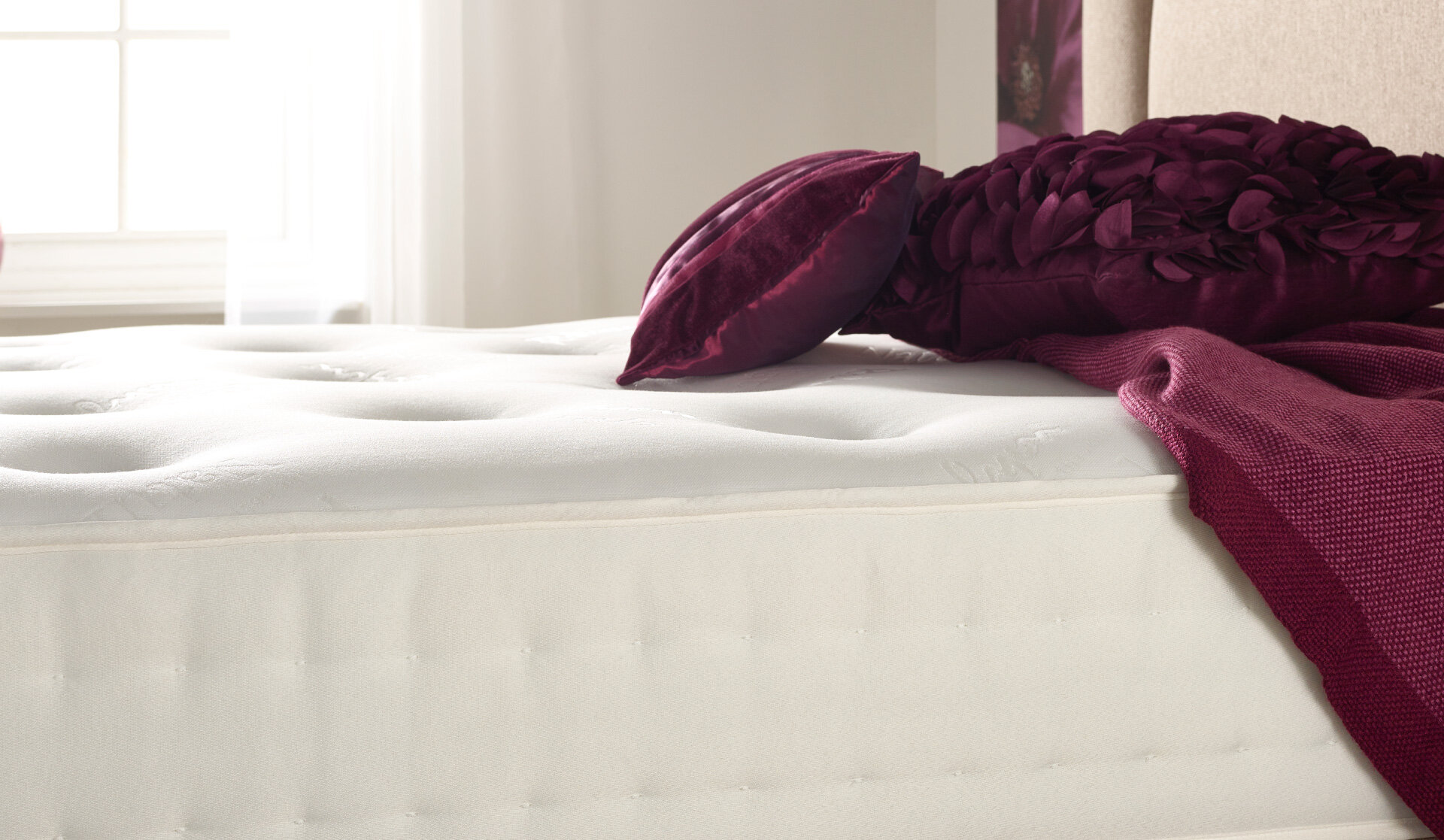 ROLLED MATTRESS - Springs 1390 Fillings: Wool, Silk, Cashmere