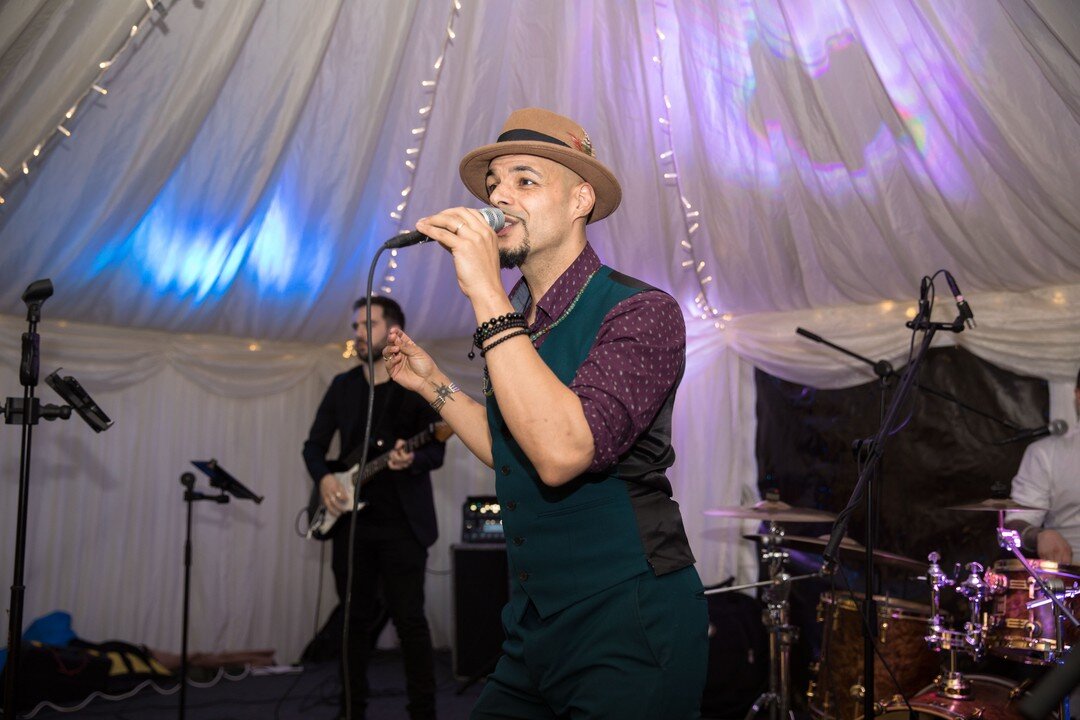 We had so much fun with Laura &amp; John at #TringParkCricketClub! &quot;Words can&rsquo;t describe how incredible Party Up were at our wedding, the lead singer&rsquo;s vocals are out of this world&quot;

Read their full review of the band on the @fu