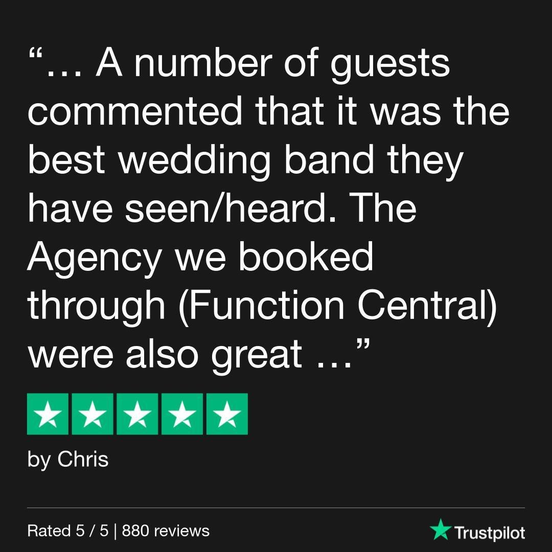 Thanks Chris 🥳

Review via @functioncentral's Trustpilot.

#weddingband #trustpilotreviews #weddingreviews