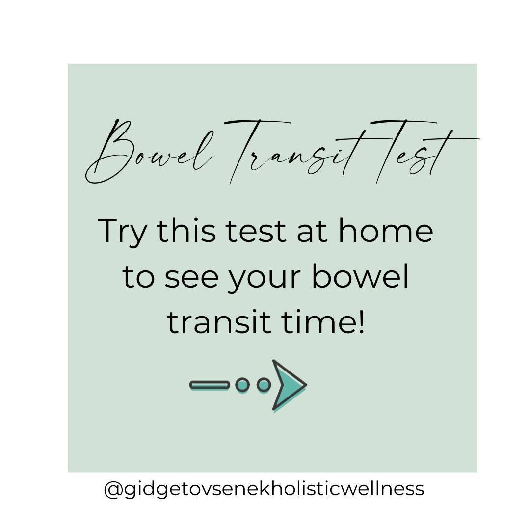 Bowel Transit Time Test 💩🚽⁠
⁠
Our gut motility is a great barometer of our gut health. Gut motility is how quickly (or slowly) food moves through our system, is digested, and then excreted via stool. We don&rsquo;t want it to be too fast, or too sl