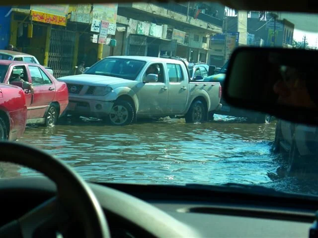 It never rains in . . .