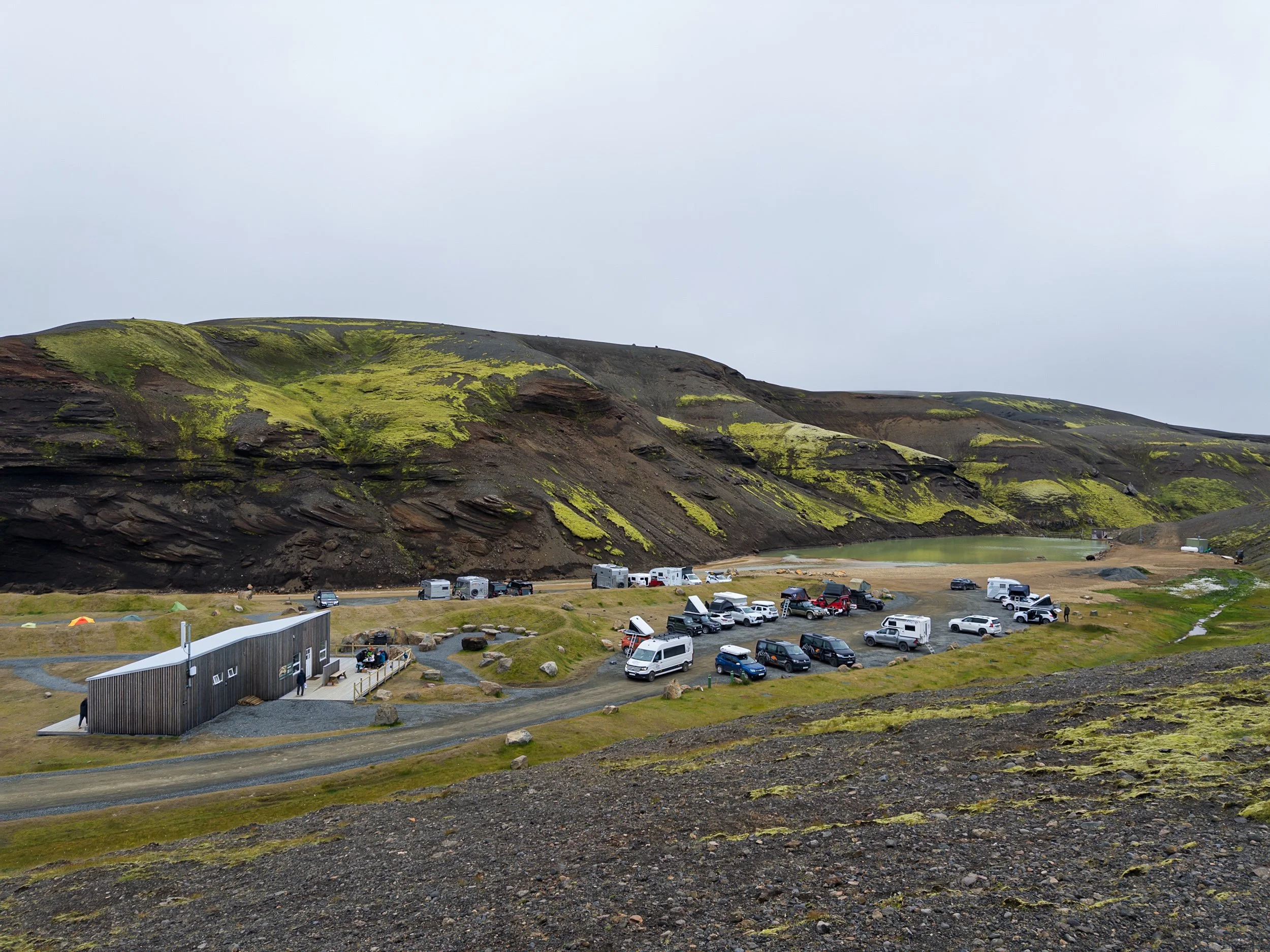 Kerlingarfjoll campground on F35