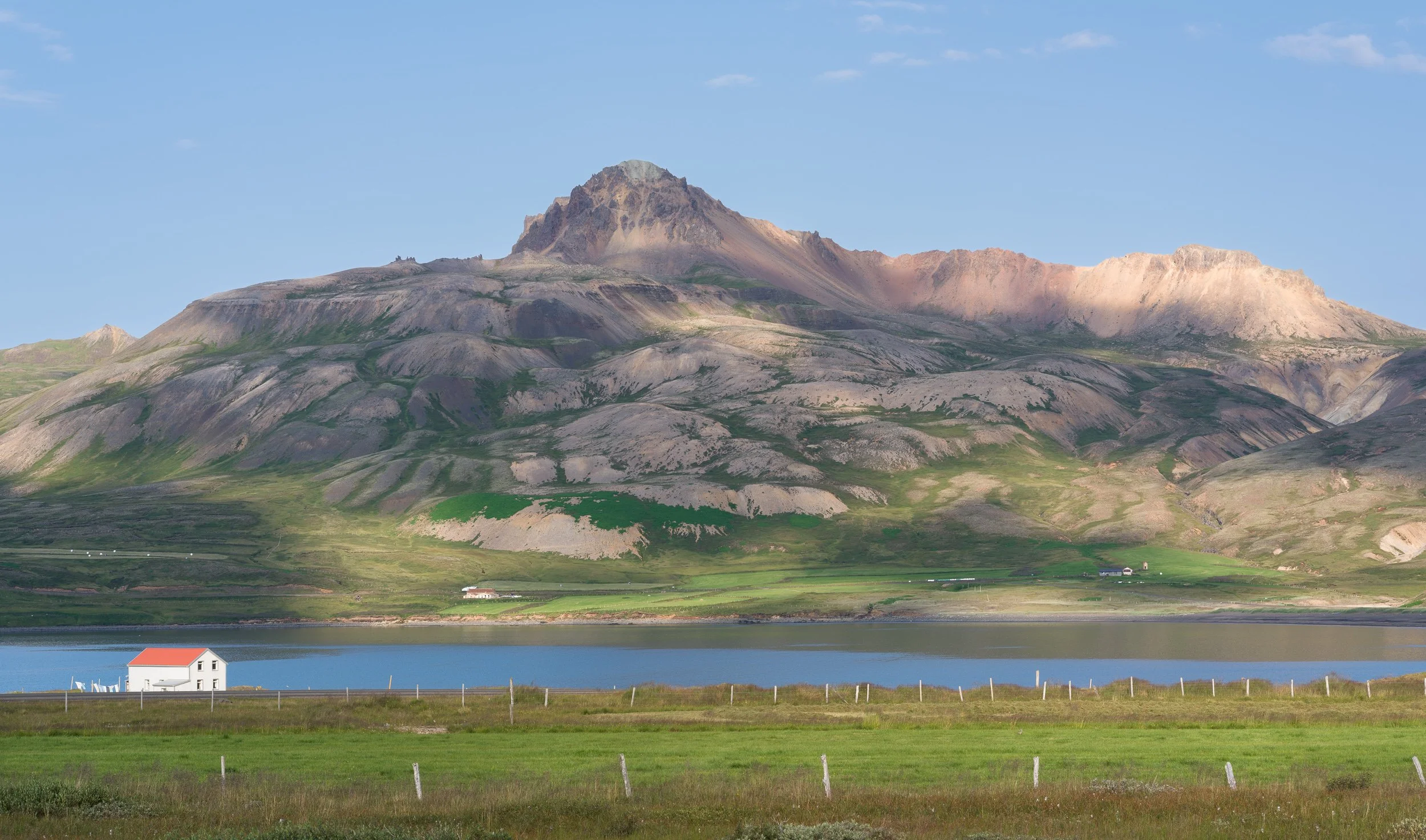 View from Bakkagerði Campground