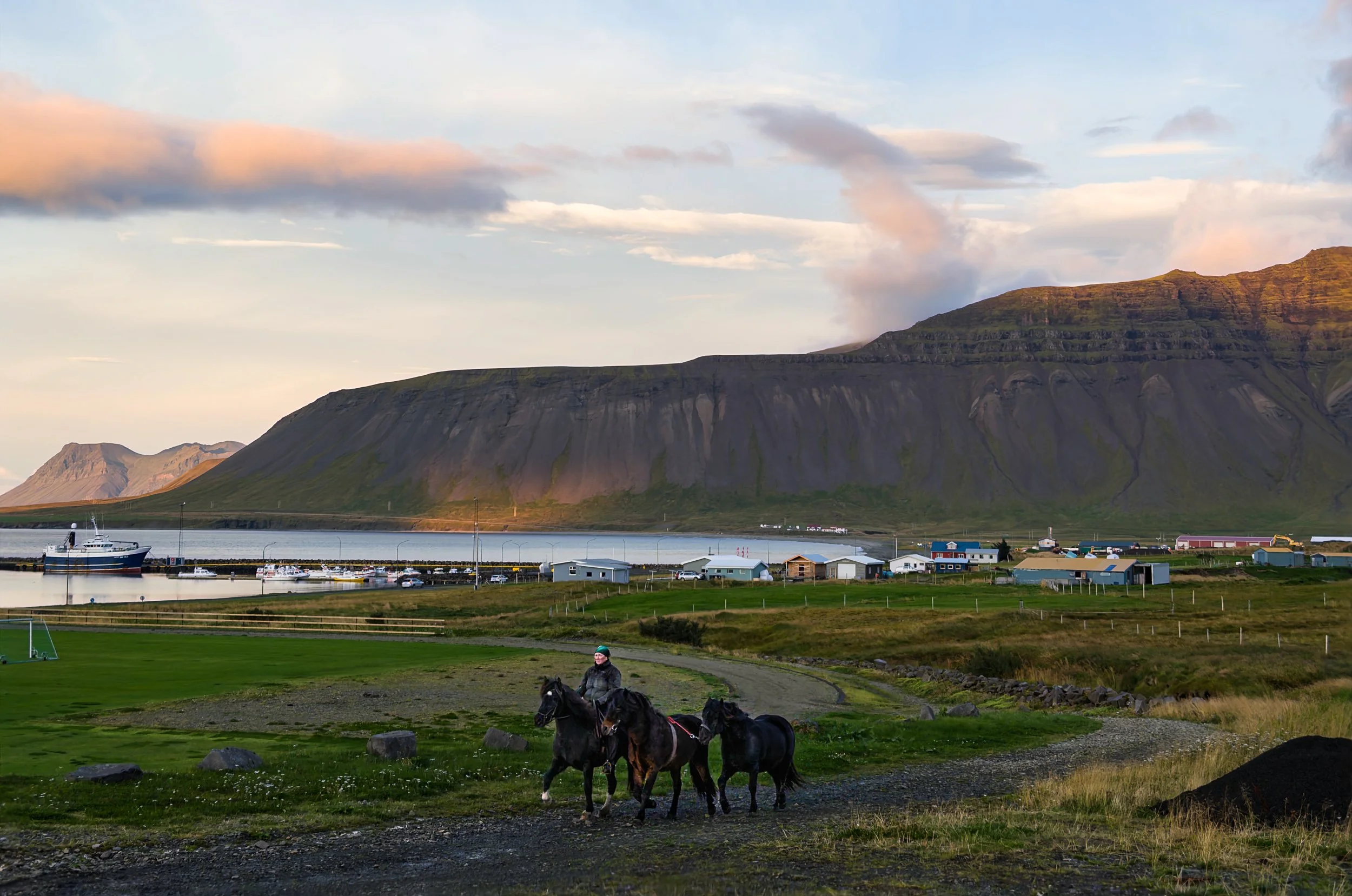 Grundarfjordur, at our camp on Snaefellsnes peninsula 