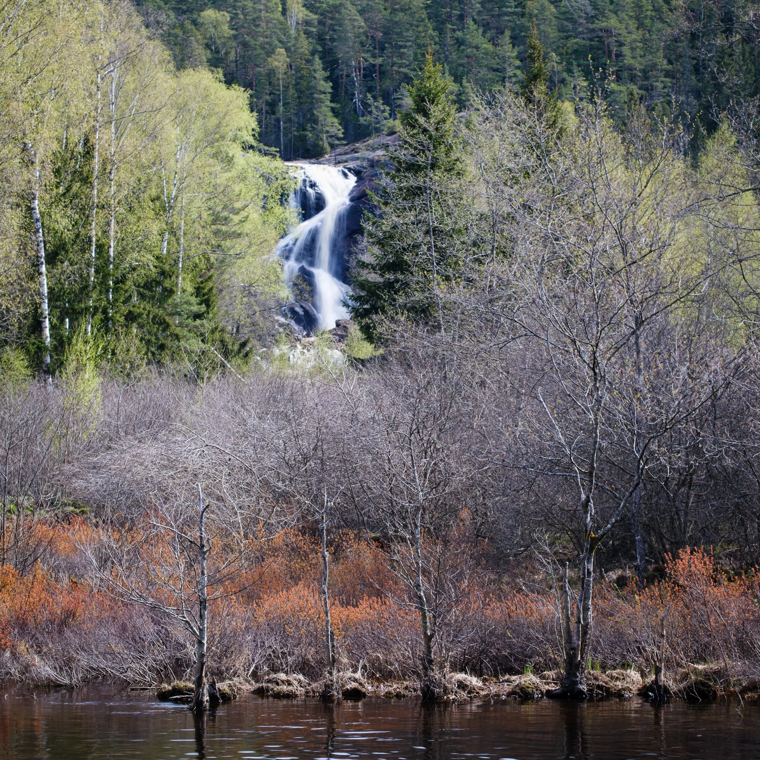 May, Waterfall, Sweden