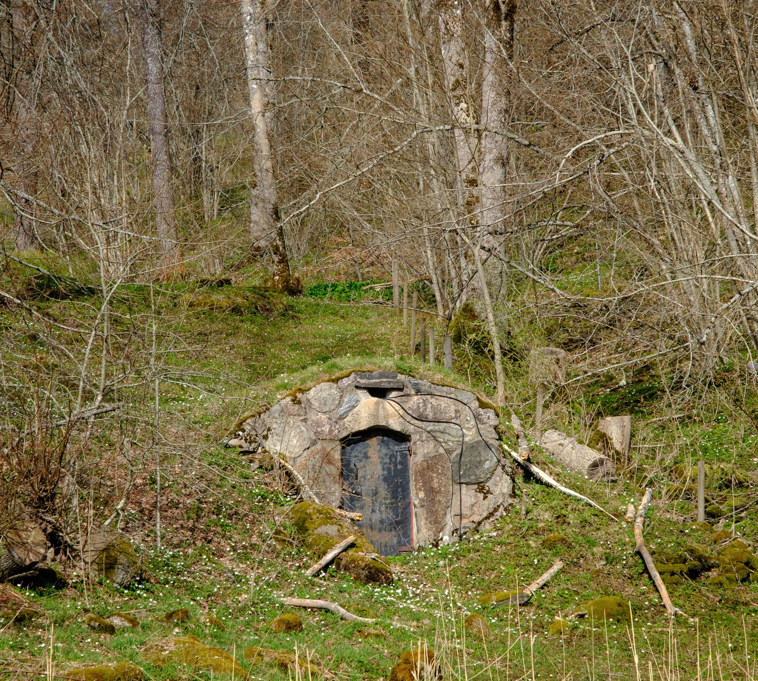 April, a nature reserve, Sweden
