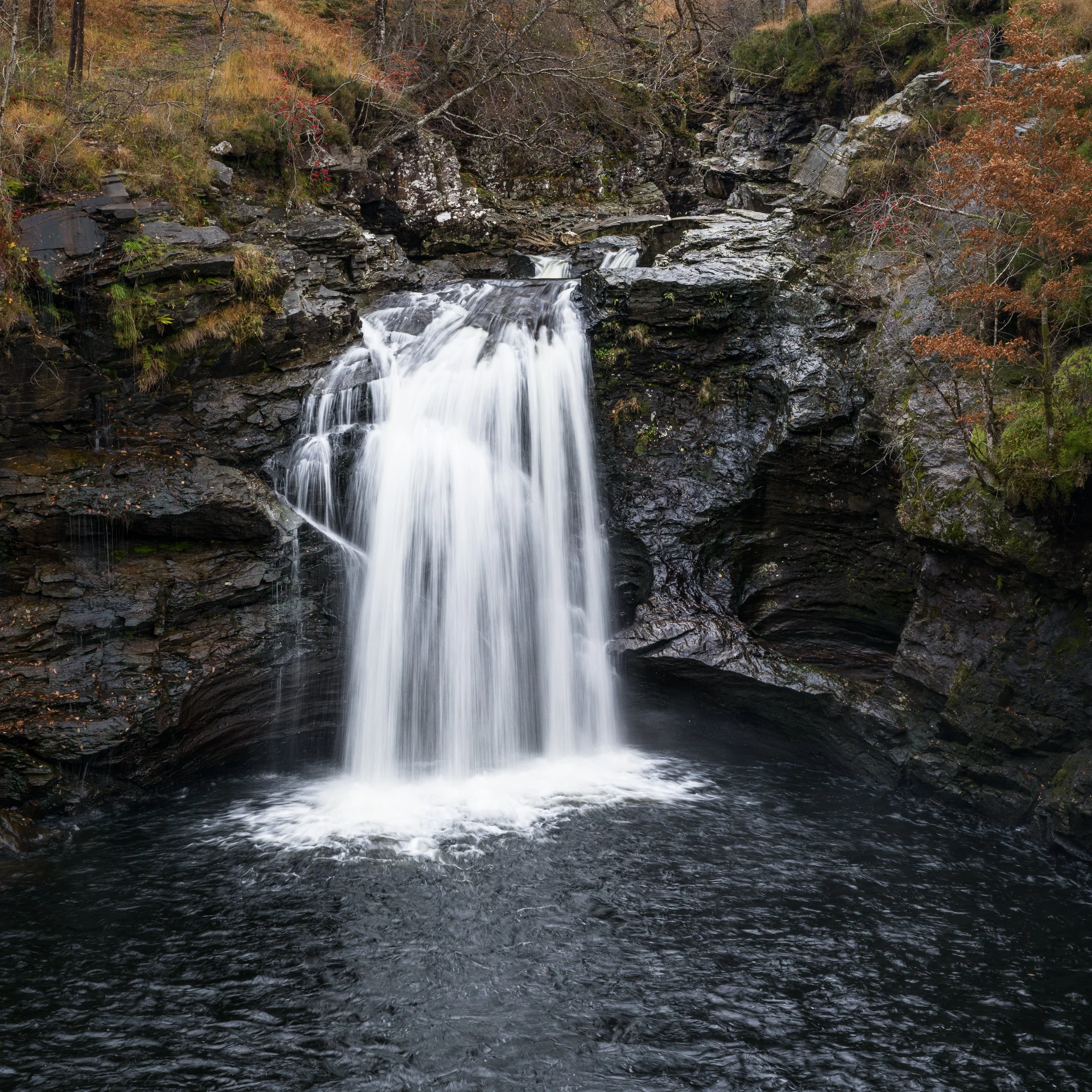 October, Falls of Falloch, Scotland
