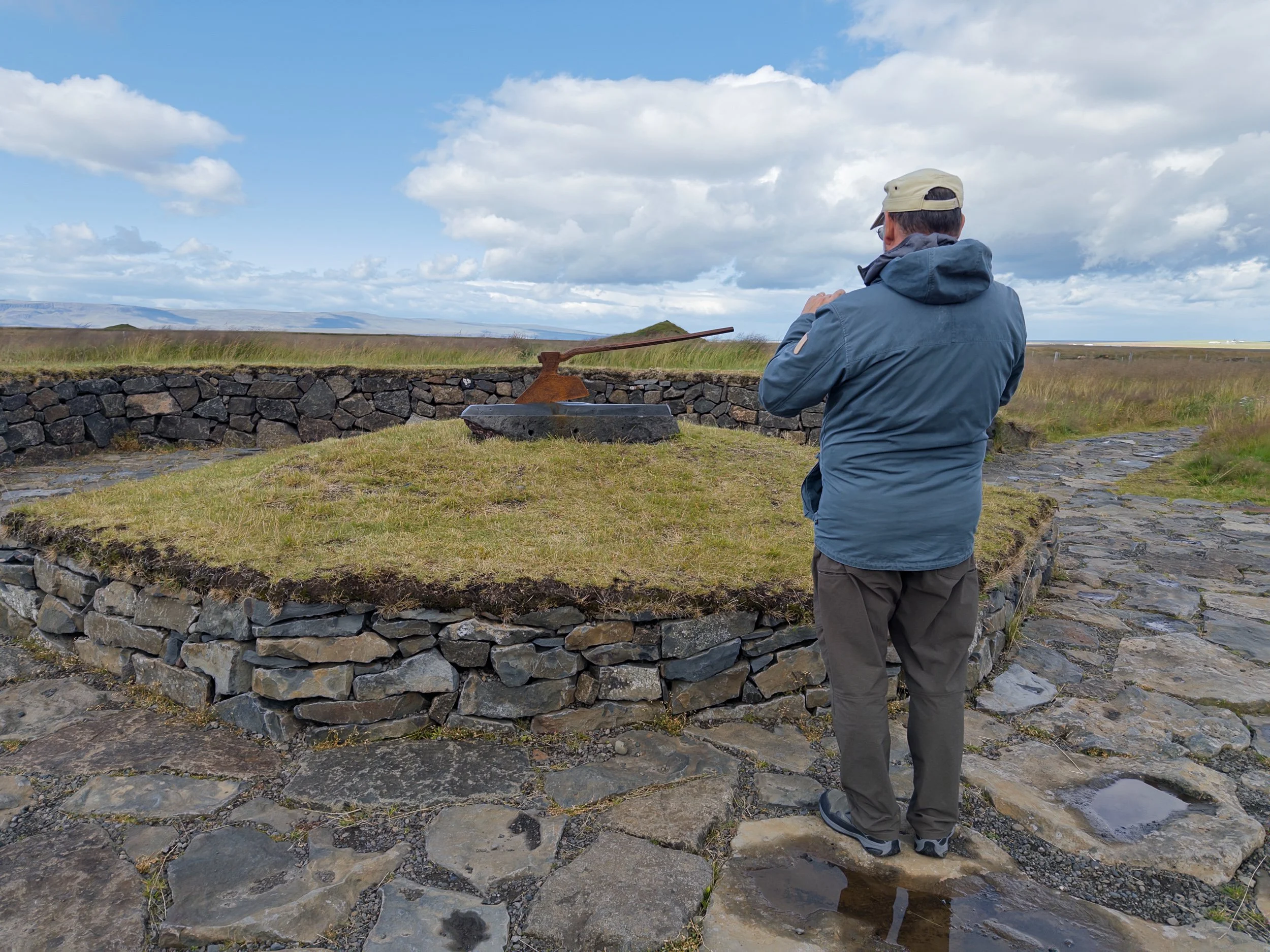 A memorial to the last execution in Iceland