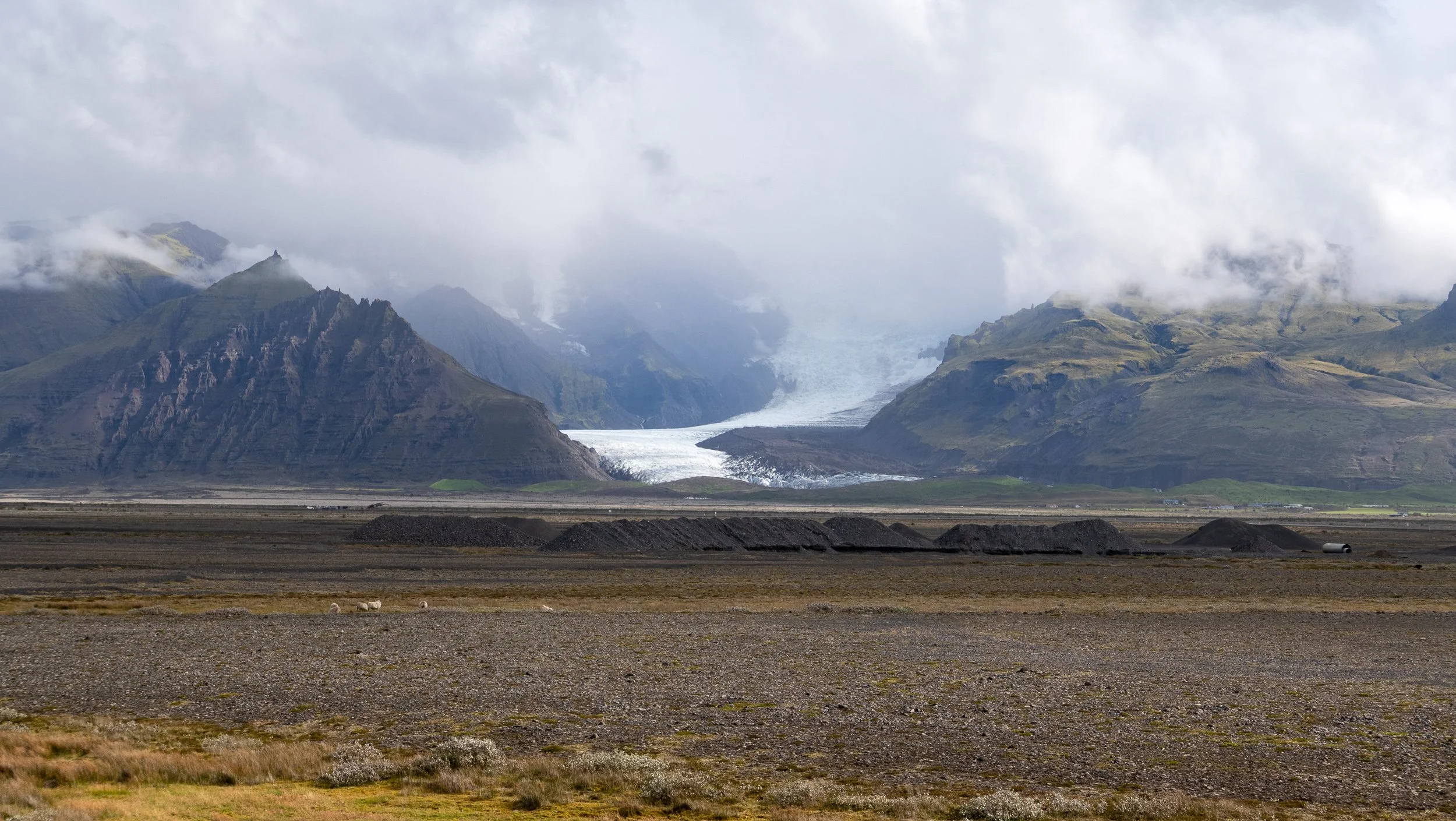 View from base of Vatnajökull National Park