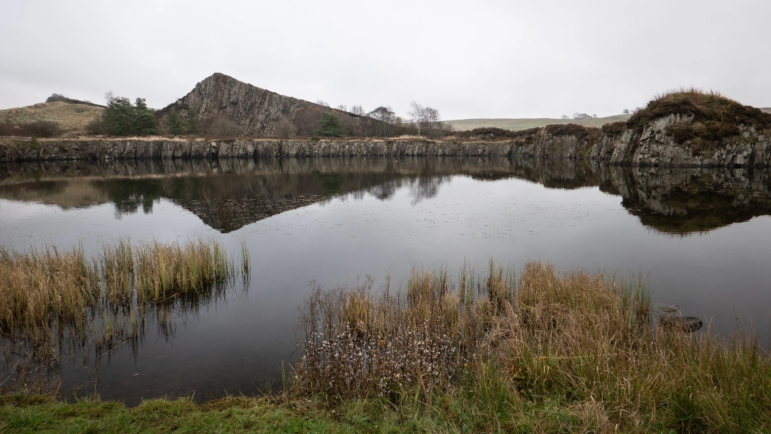 November, Quarry near Hadrian's Wall, England