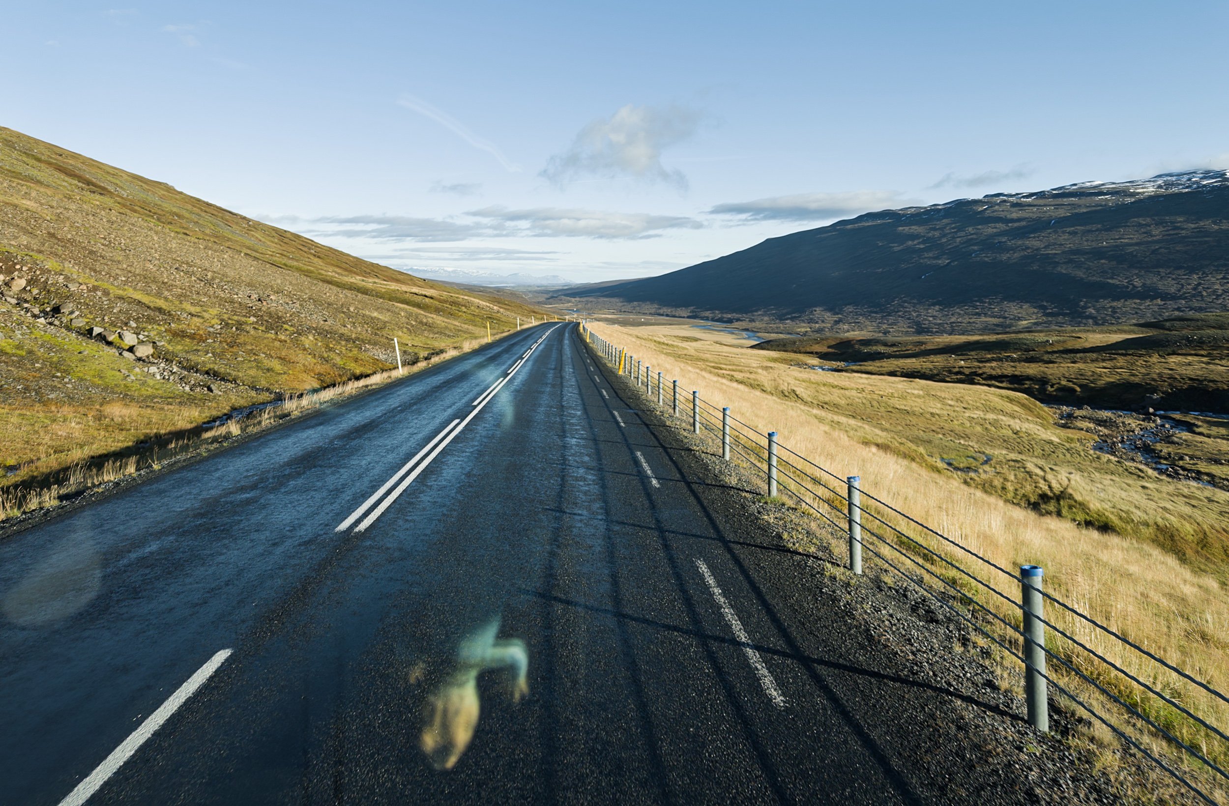 Leaving East Fjords going inland