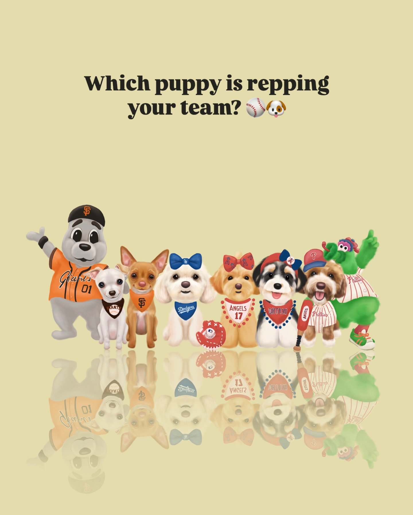 ⚾️🐶✨ Share your favorite for good luck this season!
Meet my all-star puppy squad, each one&rsquo;s ready to hit a home run in cuteness and charm.
Which team are you rooting for? 🐾❤️⚾️
Save, share, and tag a baseball buddy to spread the puppy luck!
