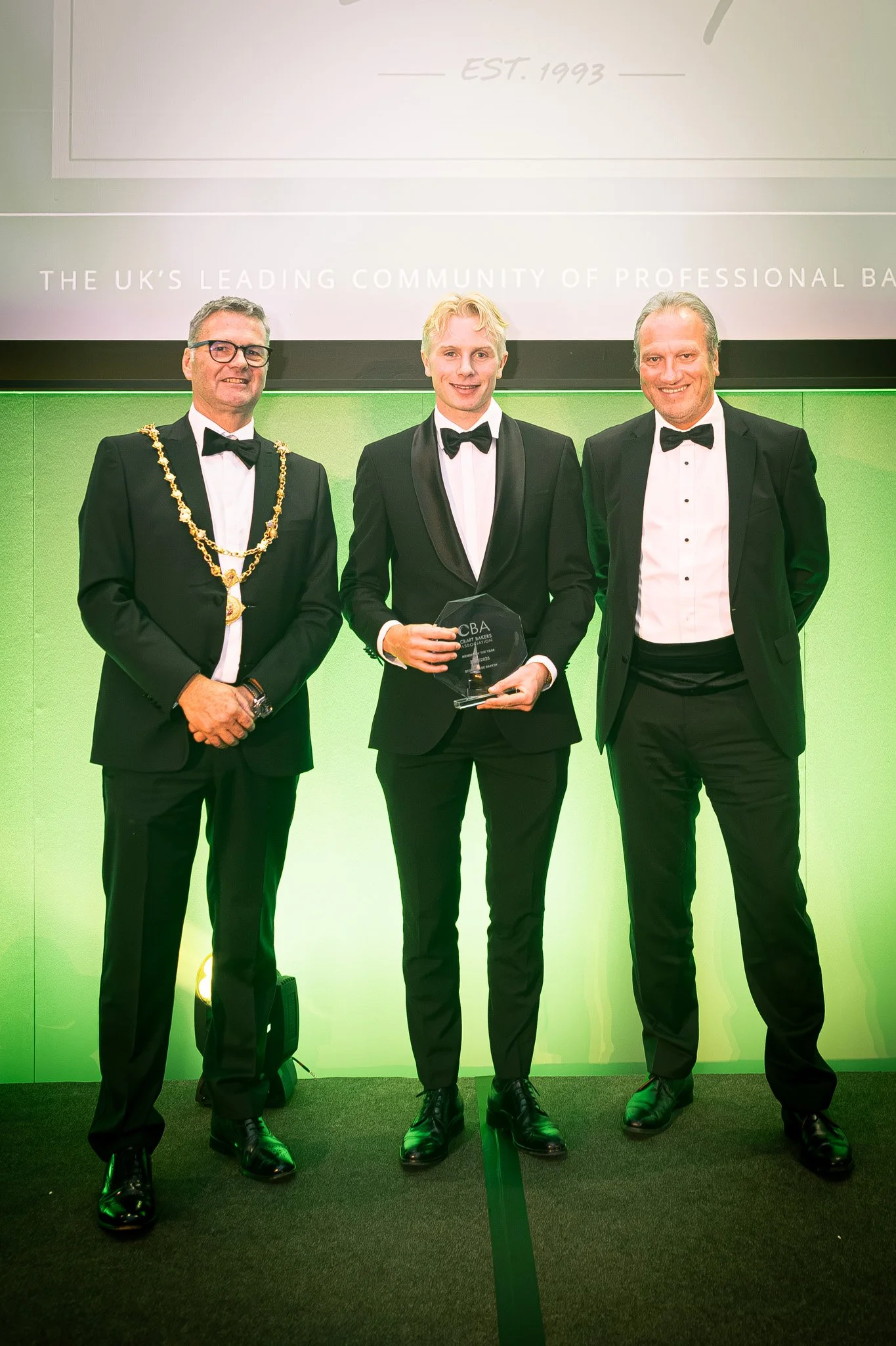 Member of the Year Award presented by Mike Tully, CEO, BAKO, Winner - Stonehouse Bakery