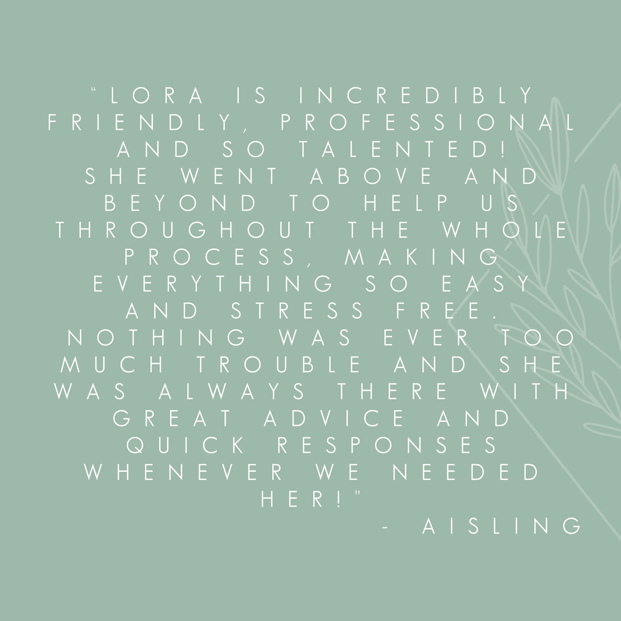 TESTIMONIAL - We adore working with loved-up couples to create their dream stationery, so when we get reviews like this, our day is made! Thank you Aisling for your lovely words, to read the whole review just head to our website or Google page
.
.
.
