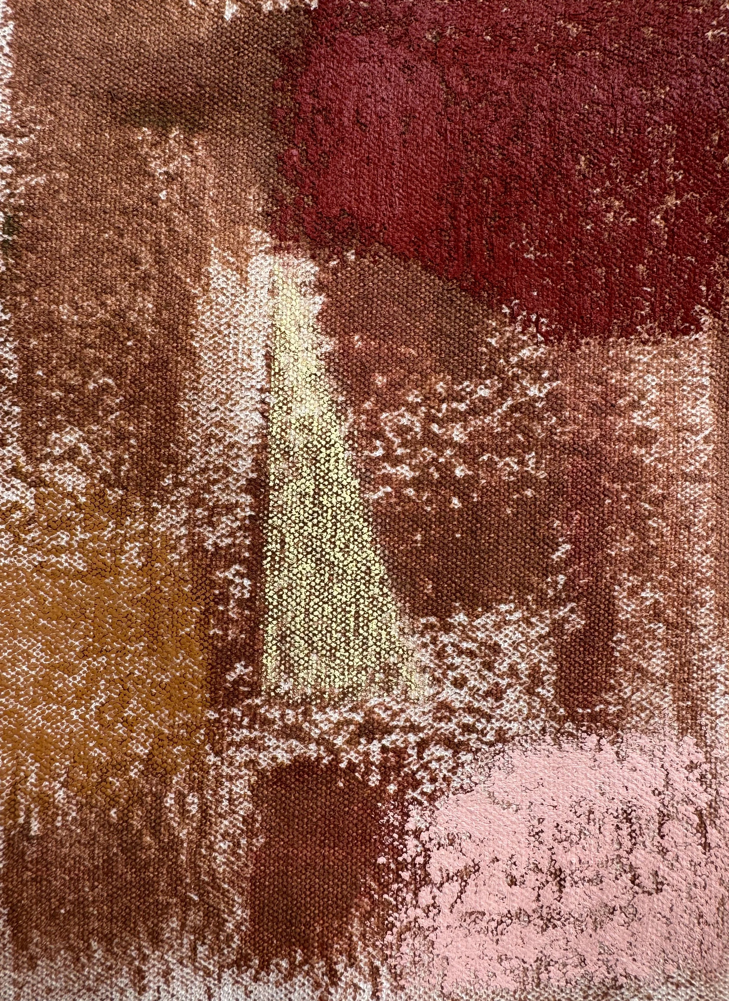 The Shape of Things - acrylic & oil pastel on canvas - 2026