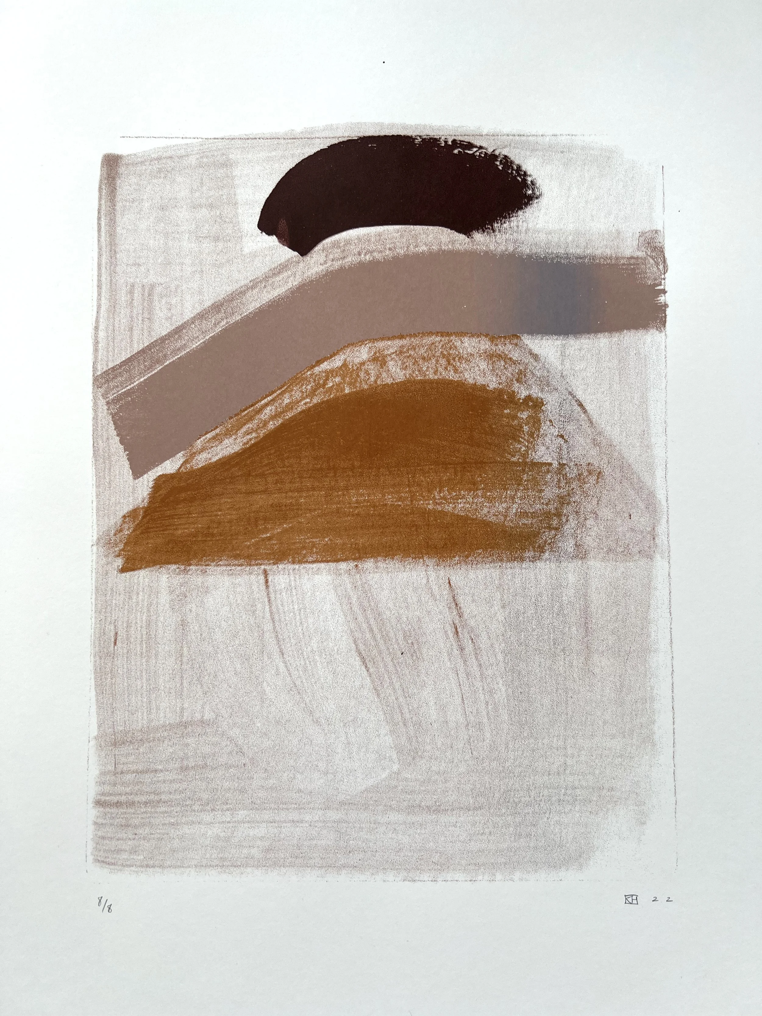 Half Light - screen print - 2025