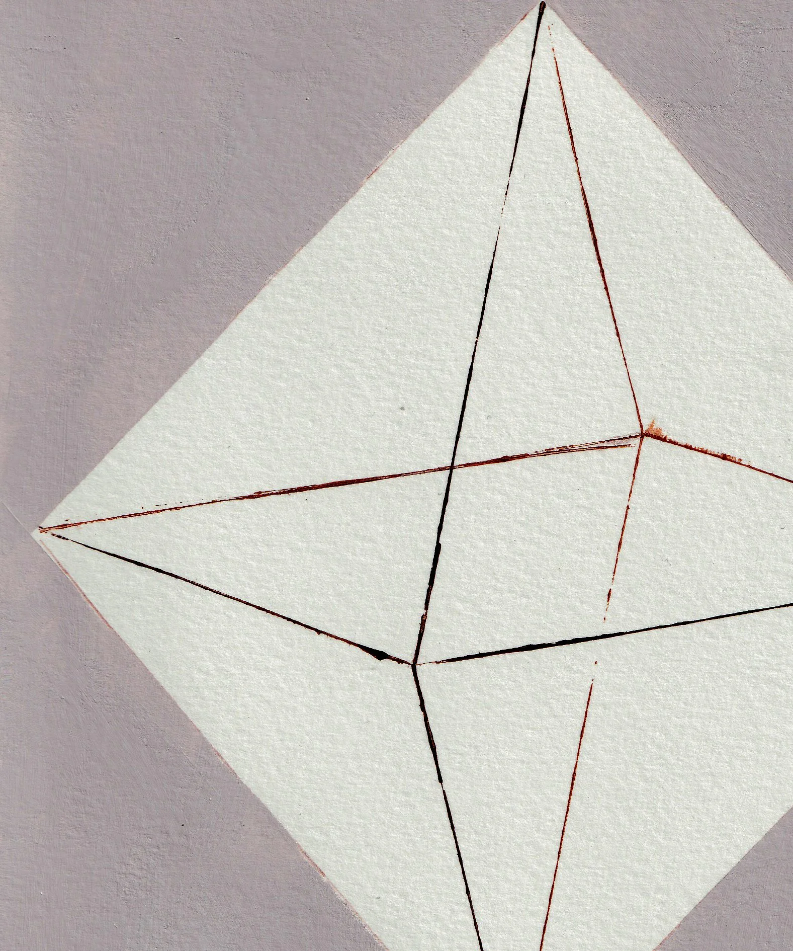 Crystal II - acrylic on paper - 2021