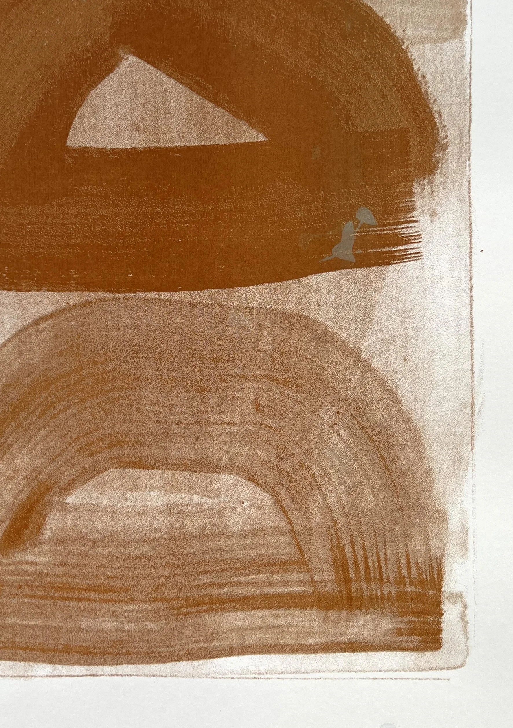 Mountains detail - screen print - 2025