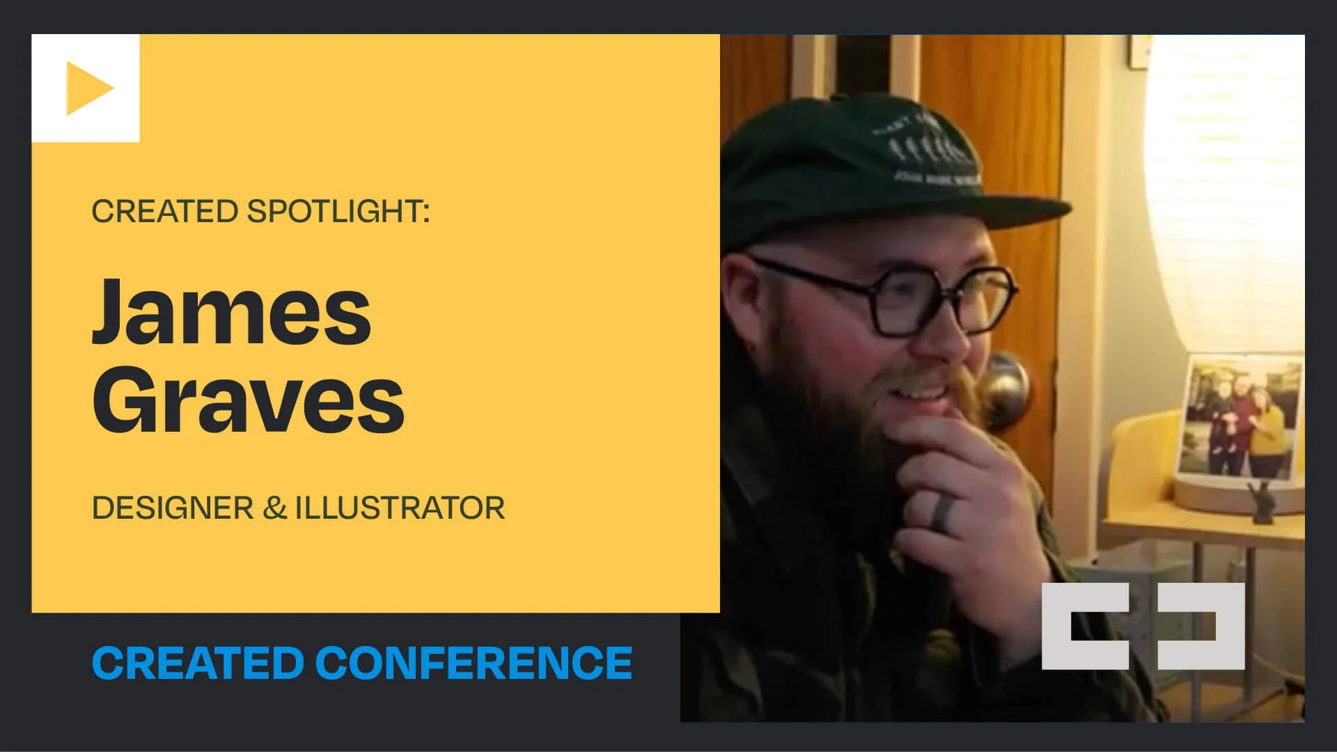 In this spotlight session from the Created Conference 2025, designer and illustrator James Graves of Visual Jams discusses the creative process behind designing the conference's official logo. Centered on the theme of intentionality, Graves explores 