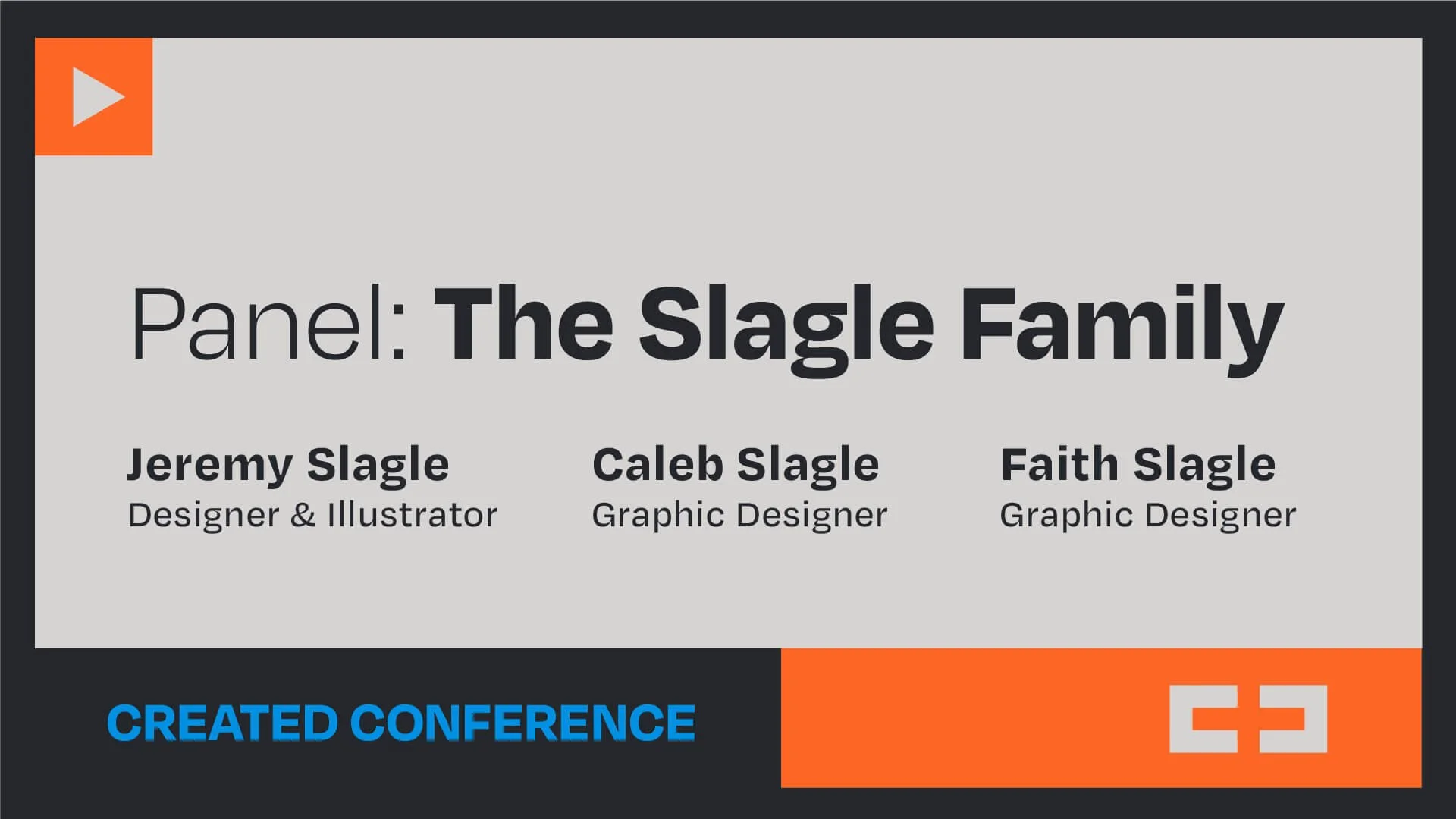 What happens when creativity isn’t just a career, but the very air you breathe? At Created Conference 2025 in Columbus, Ohio, Jeremy Slagle (founder of Slagle Design) is joined by his children, Faith and Caleb Slagle, for a candid panel on being "Rai