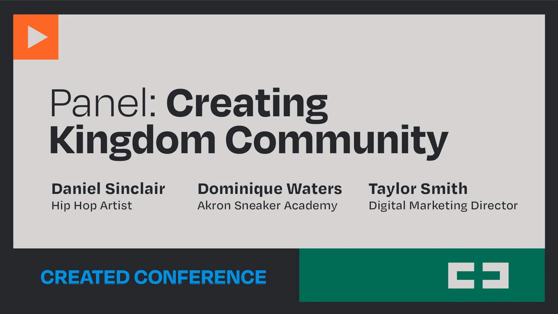 Why is the "lone wolf" creative a myth? In this panel from Created Conference 2025 in Columbus, Ohio, Taylor Smith, Dominique Waters, and Daniel Sinclair (aka $AUCE Wayne) discuss the essential role of community in the life of a creator. They dive in