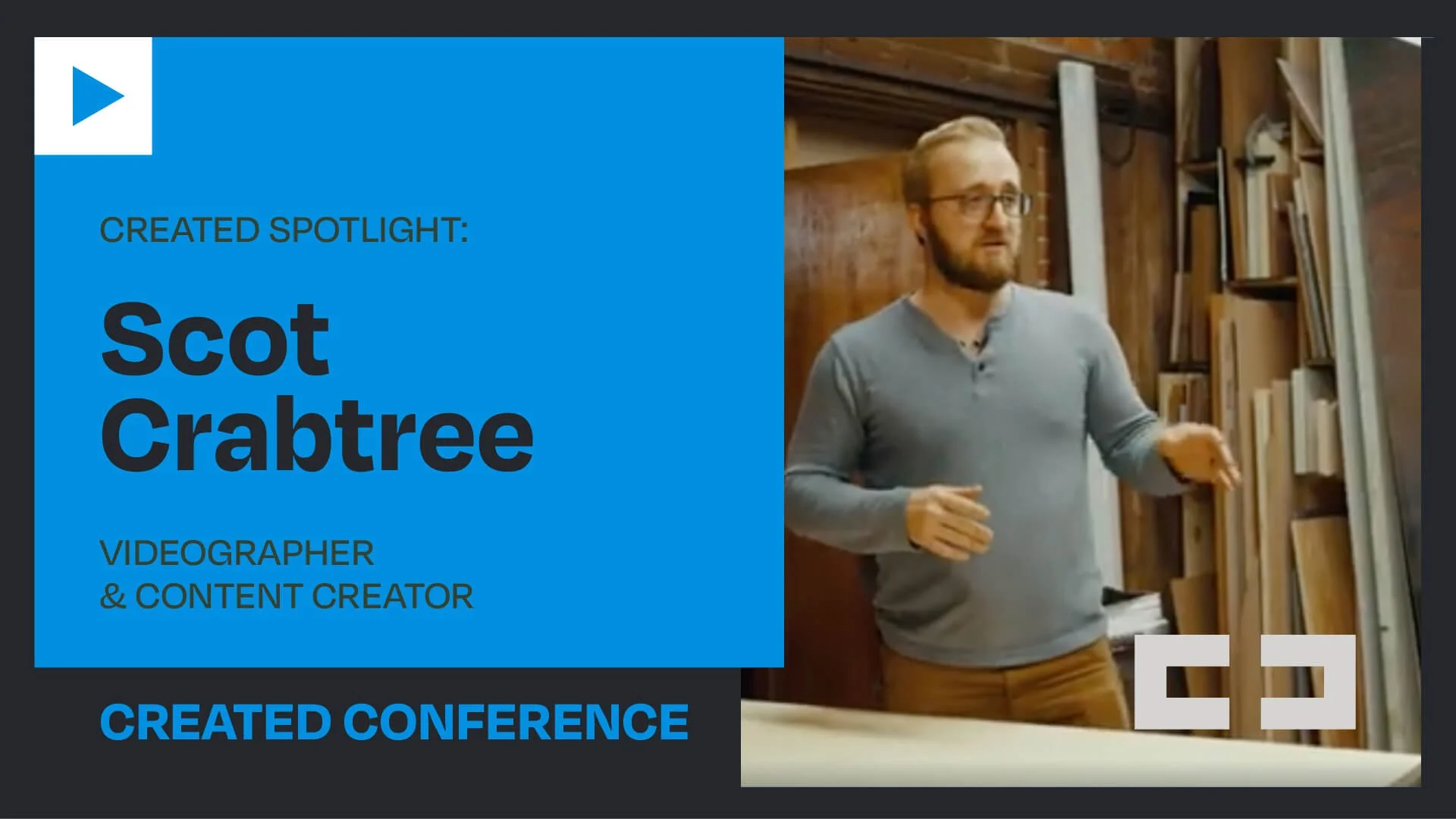 Scot Crabtree details the intentional design and fabrication process behind creating custom chairs for Created Conference. He shares how he utilized advanced manufacturing techniques to build functional furniture that embodies the conference's creati
