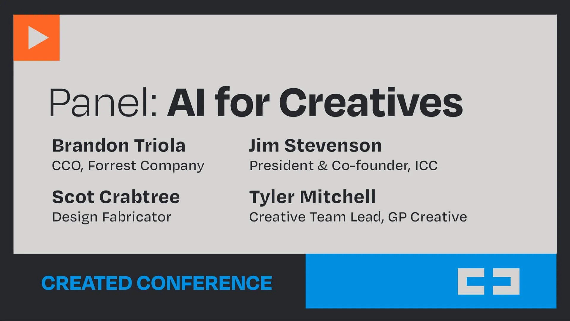 How should the modern creative navigate the rapidly evolving world of Artificial Intelligence? Host Joe Deptowicz leads a deep-dive panel at Created Conference 2025 in Columbus, Ohio, featuring Jim Stevenson, Brandon Triola, and Scot Crabtree. Togeth