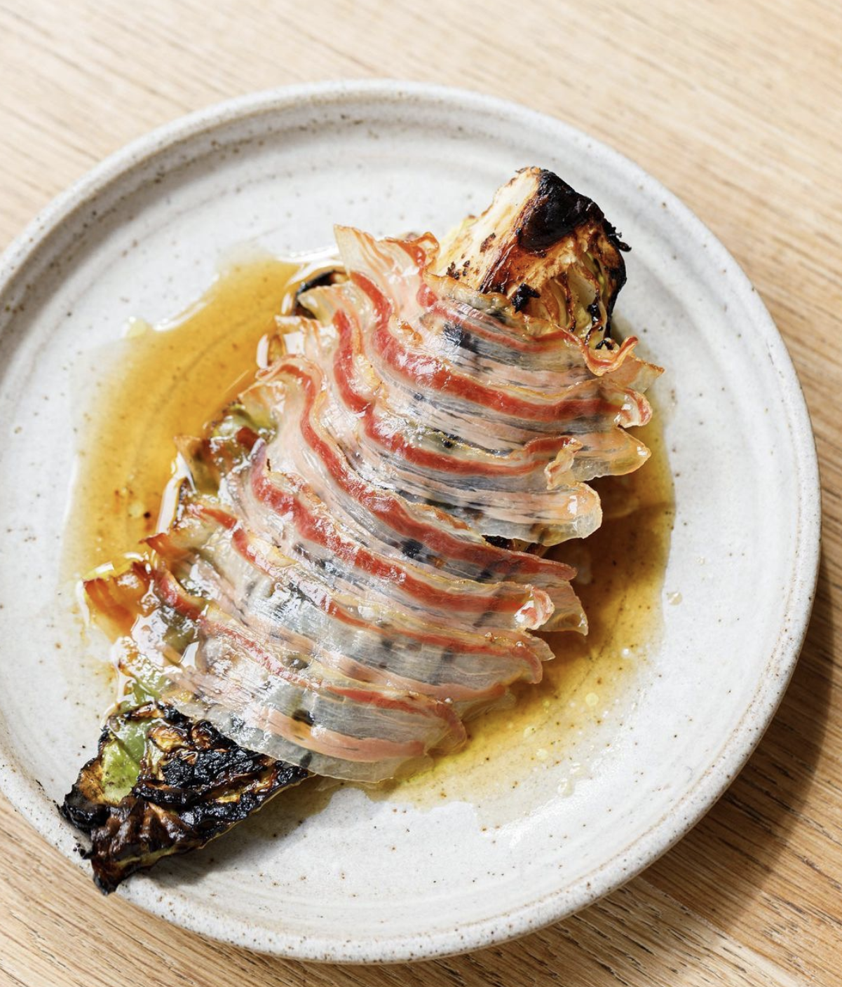 miso roasted cabbage 