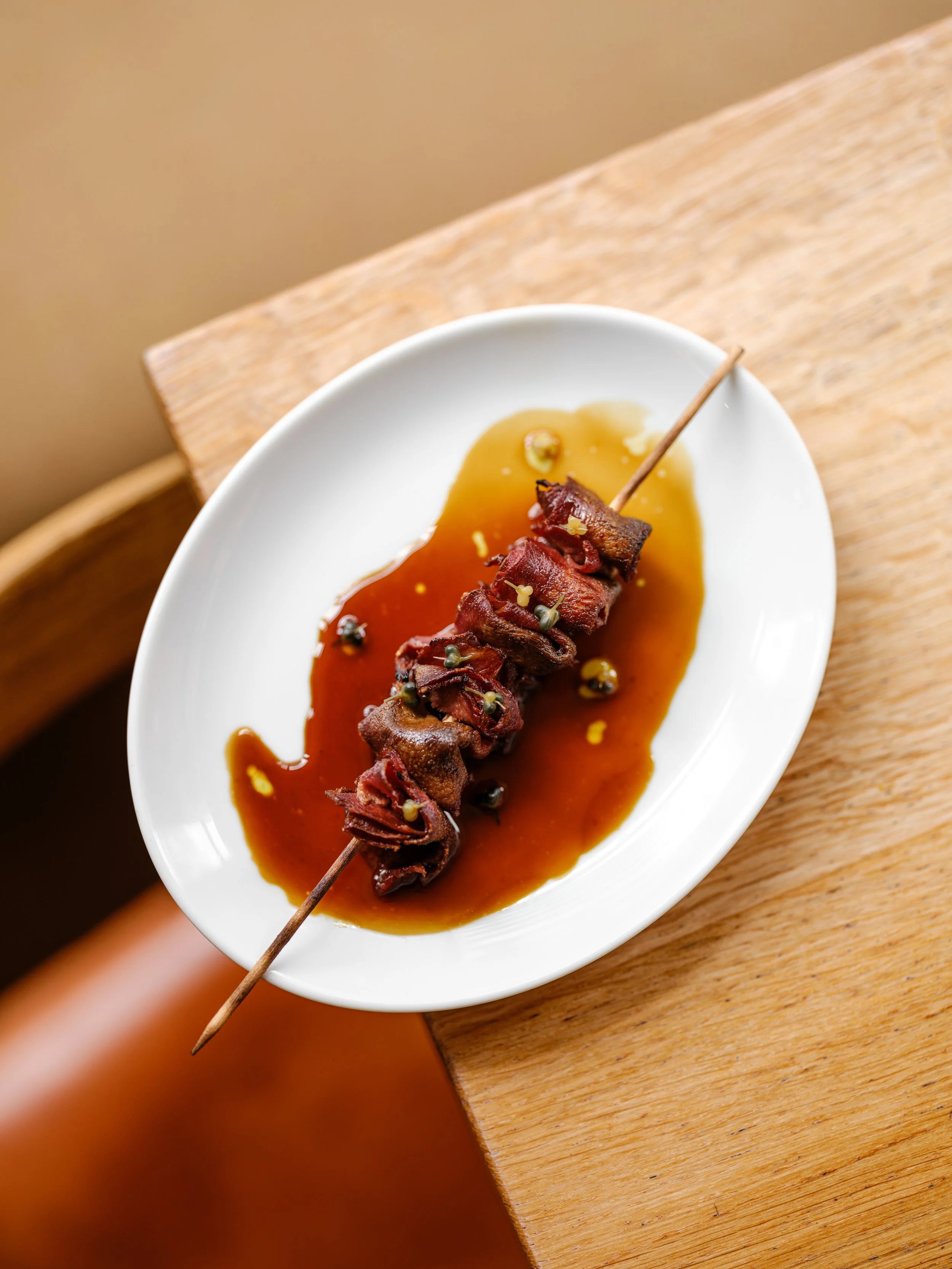 beef tongue skewer