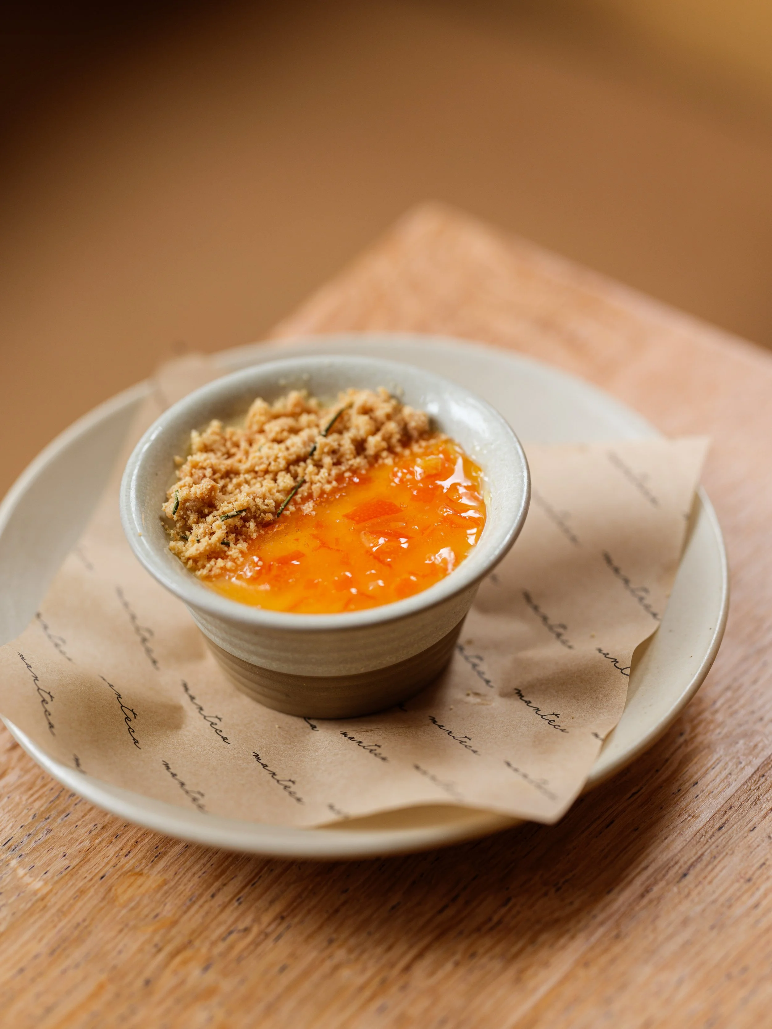 seasonal fruit posset