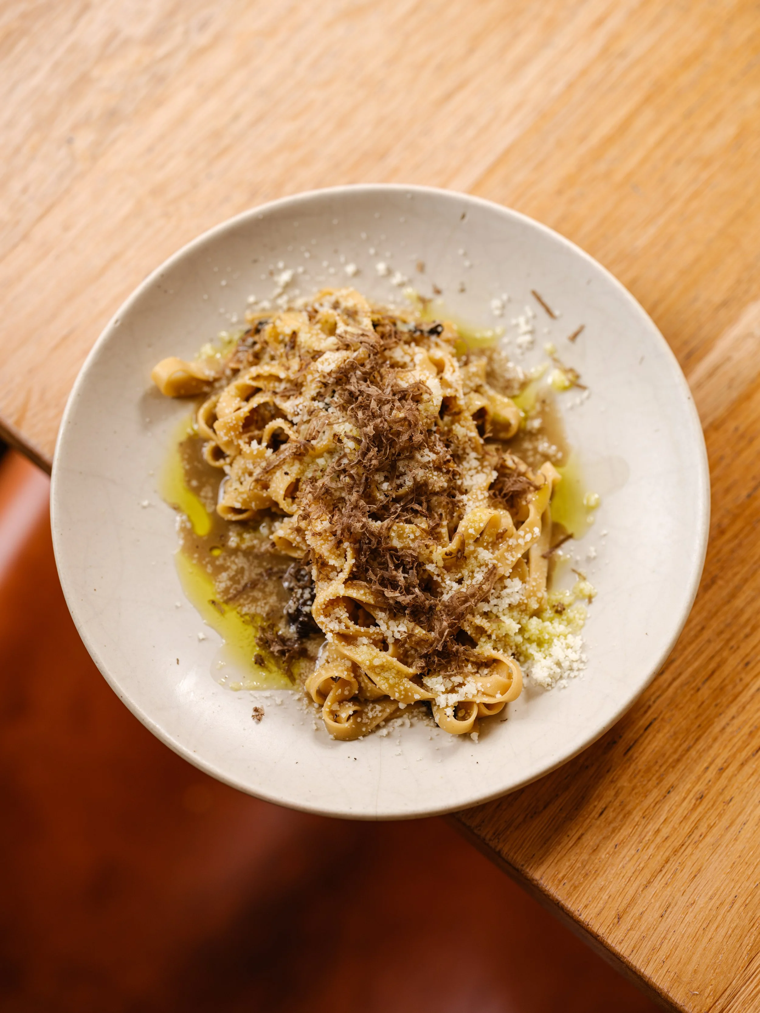 wild mushroom & black truffle tagliatelle