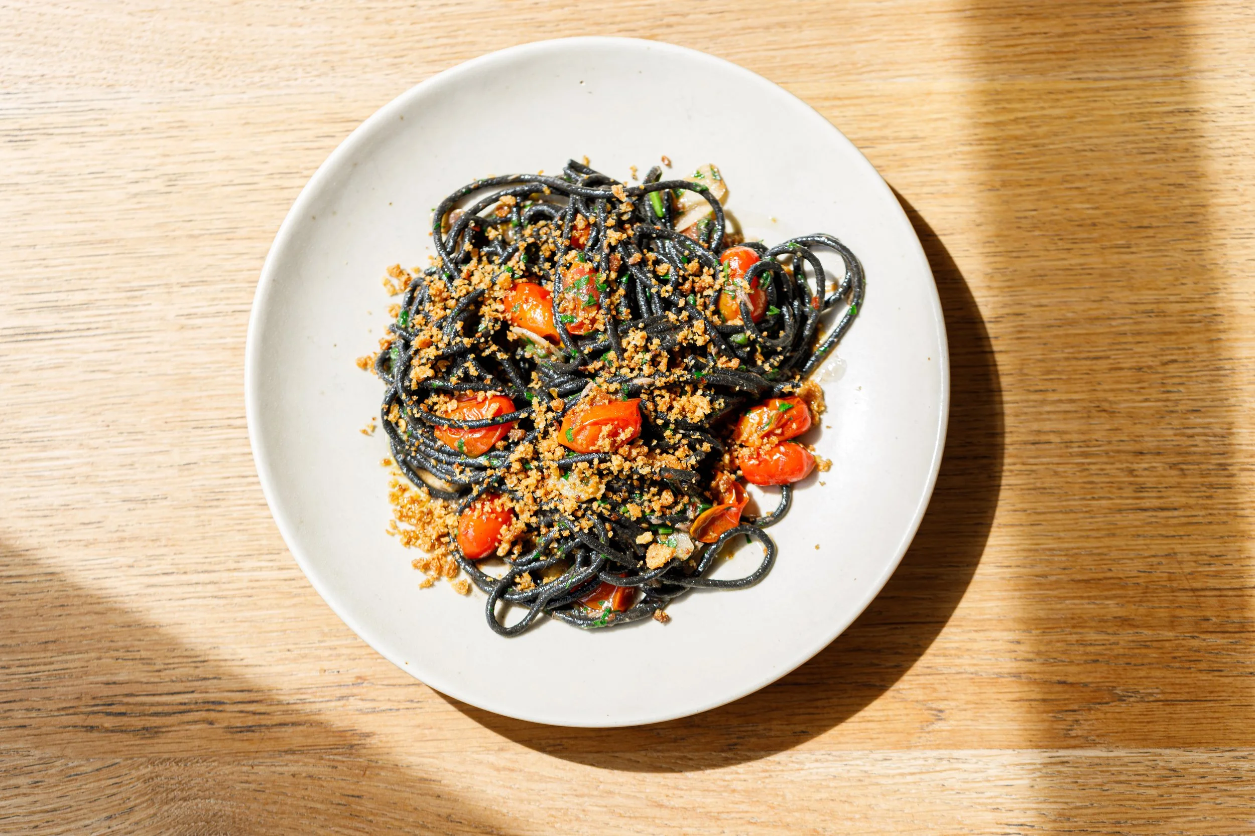 squid ink chitarra