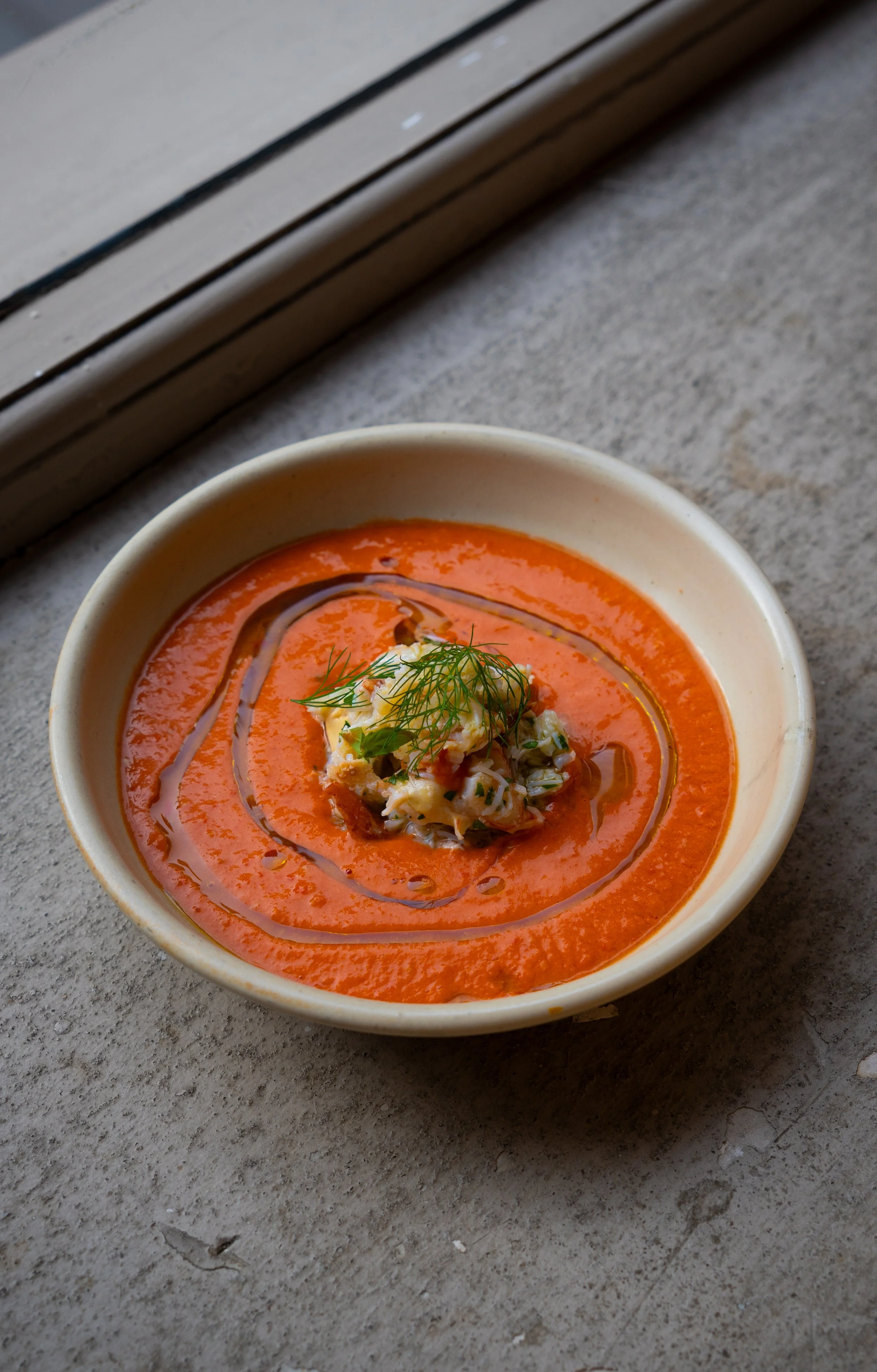 cornish crab gazpacho 