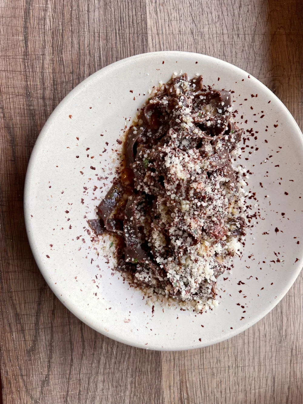 cocoa fettucine 