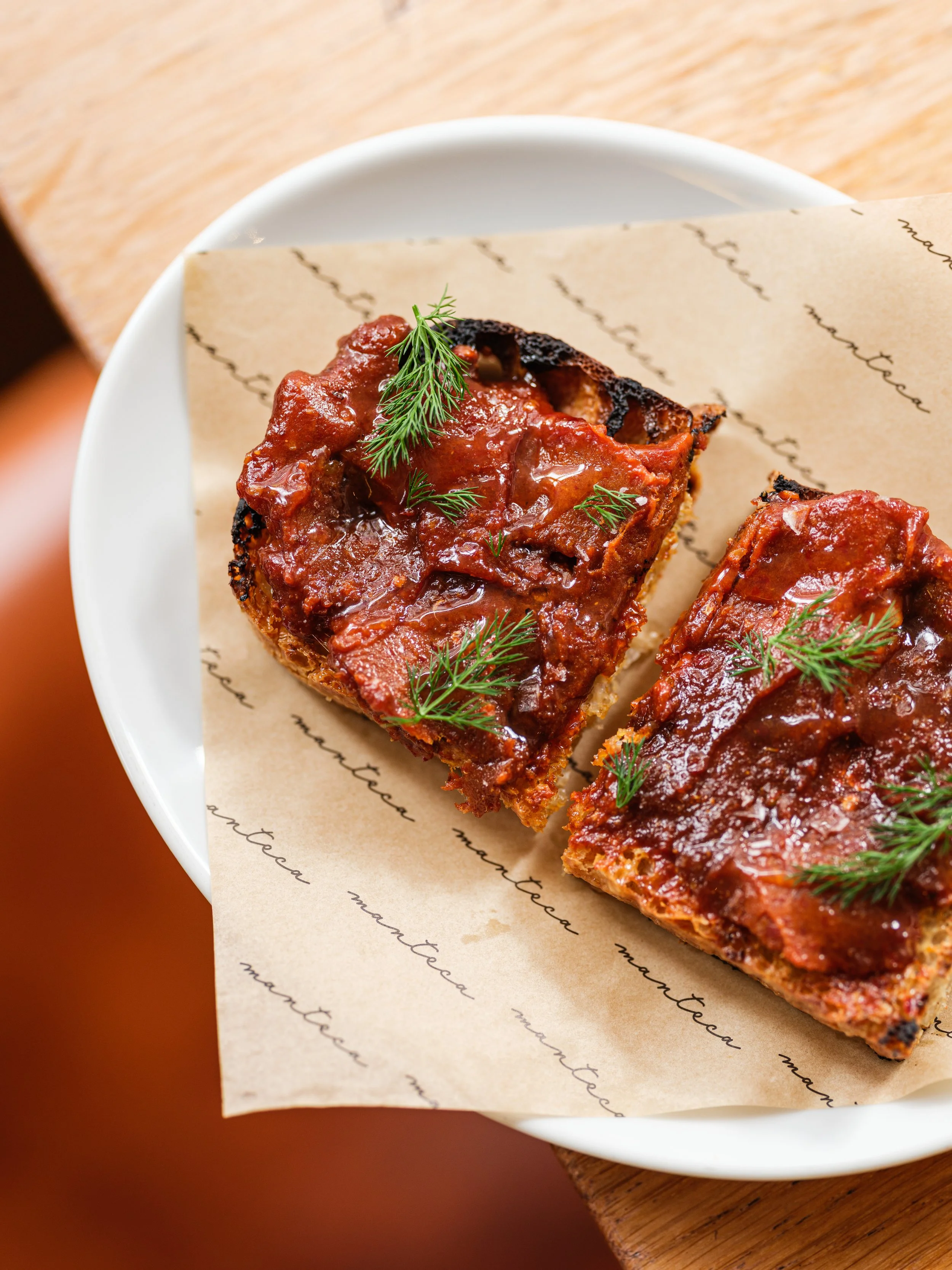 beef 'nduja crostino